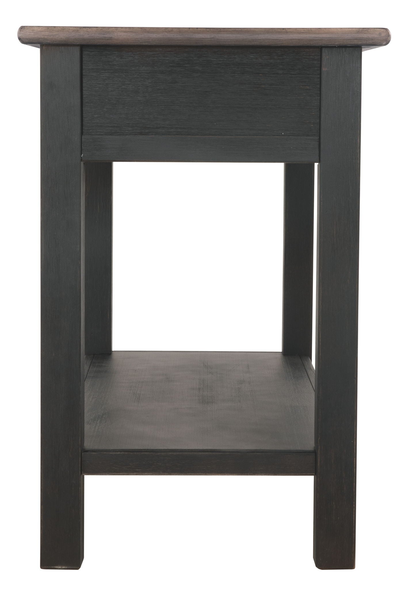 Tyler Creek - Sofa Table - Grayish Brown / Black - Best Buy Furniture