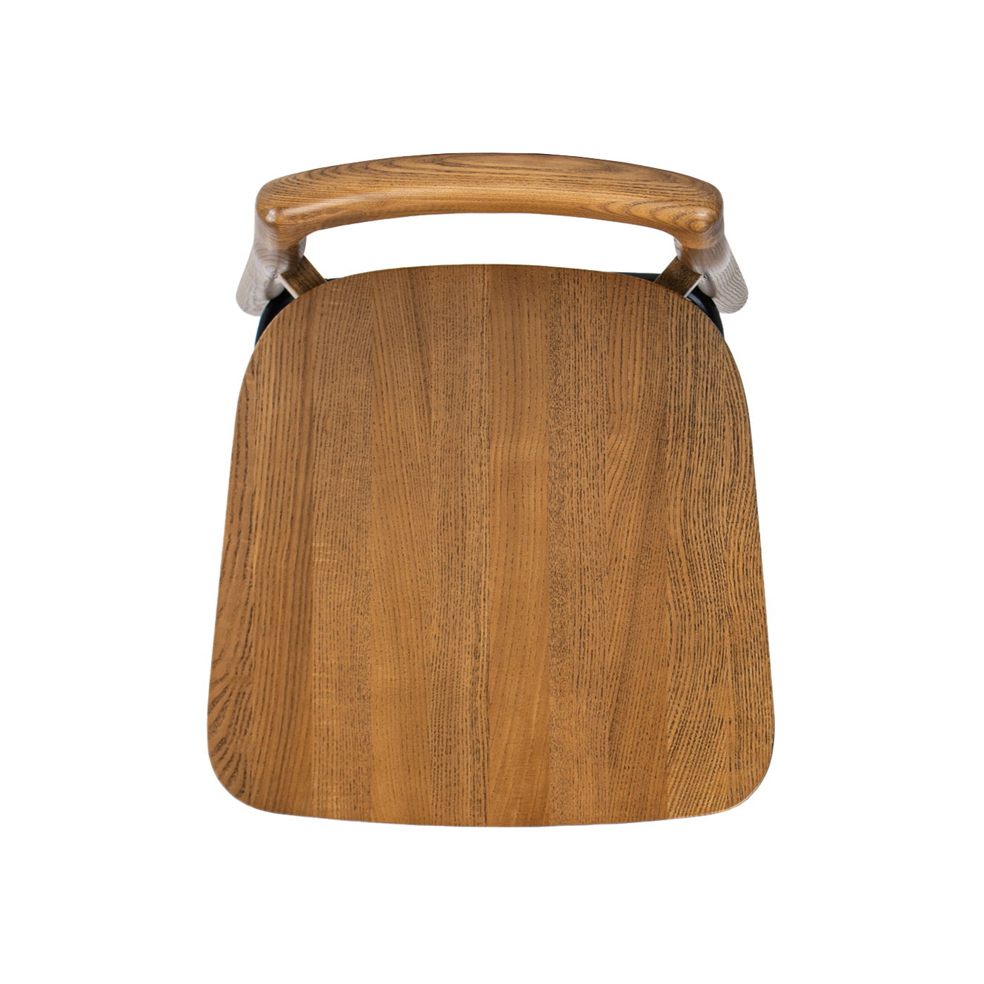 Sven - Modern Minimalist Low Back Counter Stool - Dark Brown Walnut - Best Buy Furniture