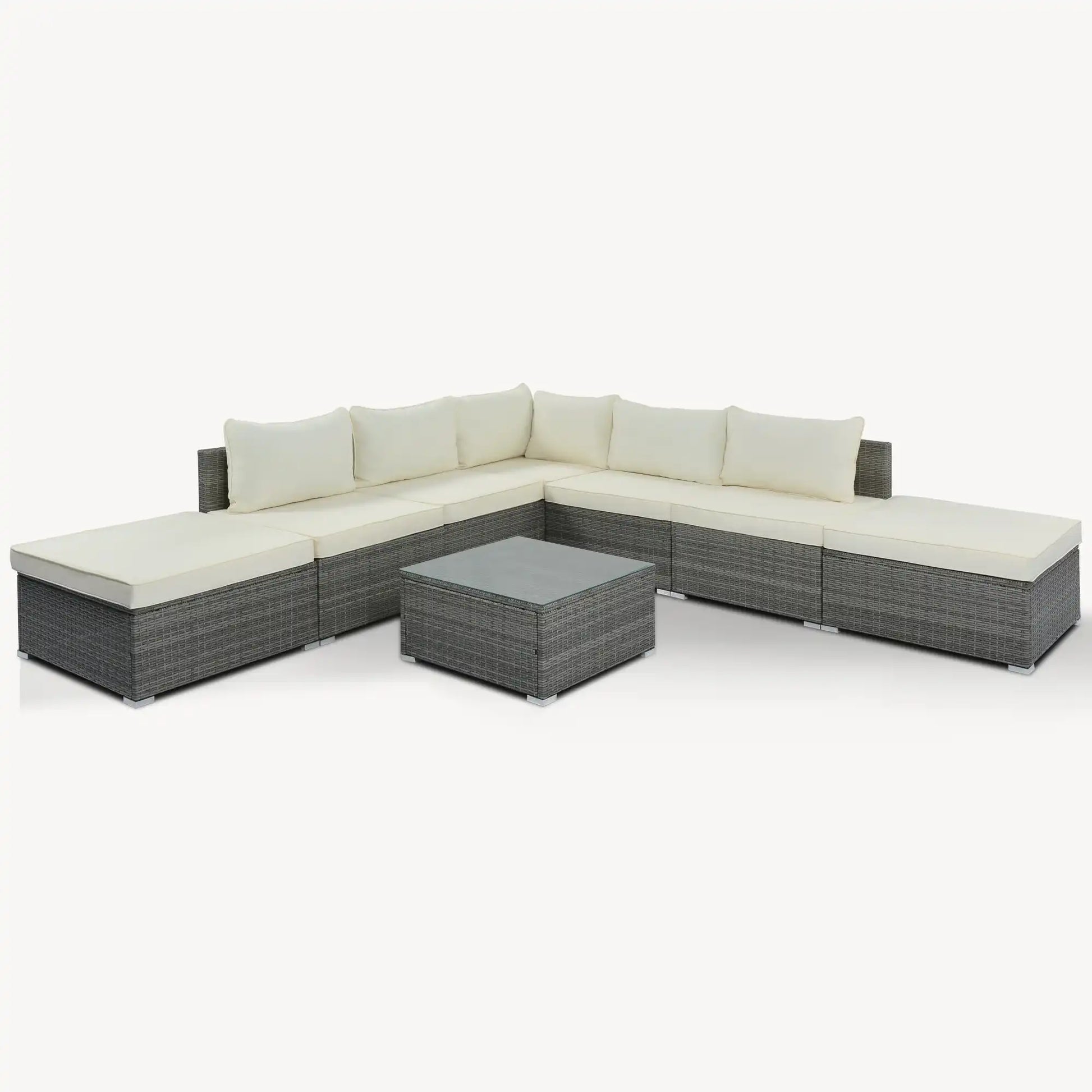 Sundrift 8-Pieces Outdoor Sectional Set - Best Buy Furniture