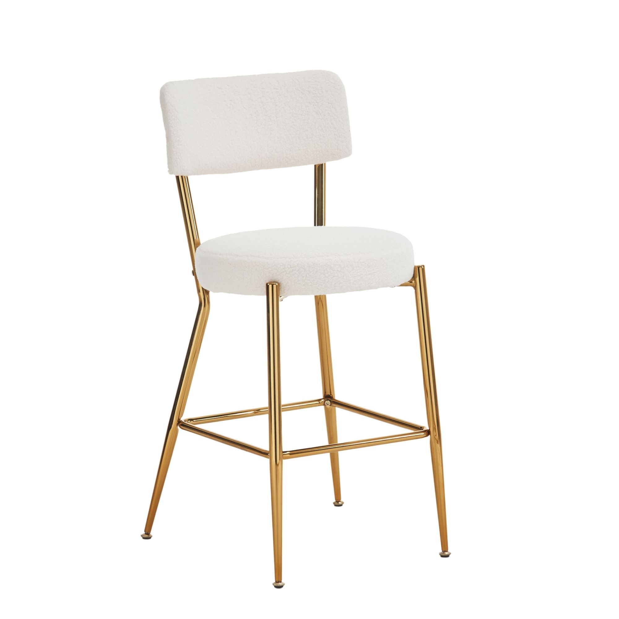 Modern Teddy Fabric Upholstered Bar Stools - Best Buy Furniture
