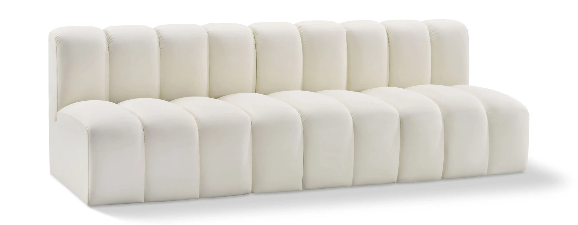 Arc - Faux Leather 3 Seats Modular Sofa - Best Buy Furniture