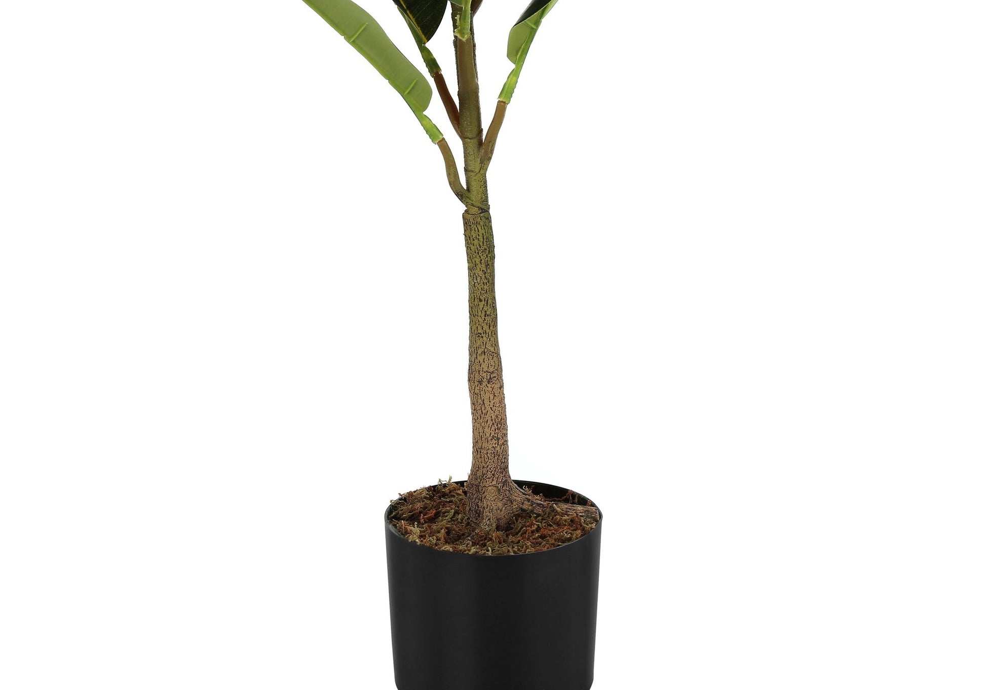 Artificial Plant, 40" Tall, Rubber Tree, Indoor, Faux, Fake, Floor, Greenery, Potted, Real Touch, Decorative - Green / Black - Best Buy Furniture