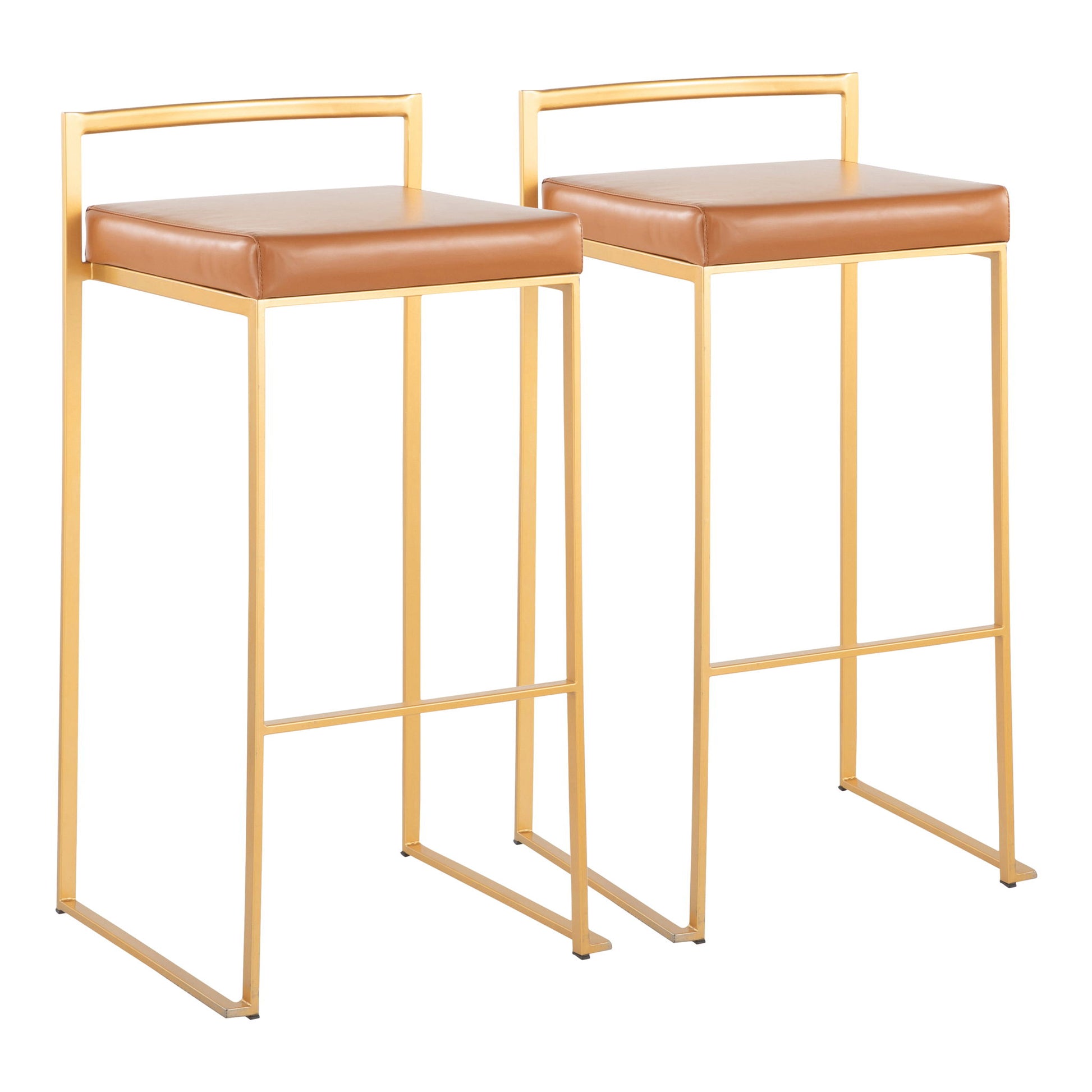 Fuji - Contemporary / Glam & Quality Construction Barstool - Best Buy Furniture