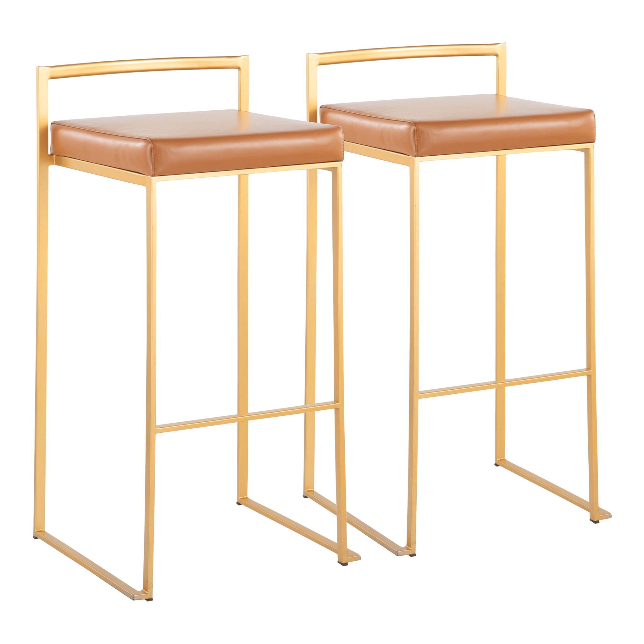 Fuji - Contemporary / Glam & Quality Construction Barstool - Best Buy Furniture
