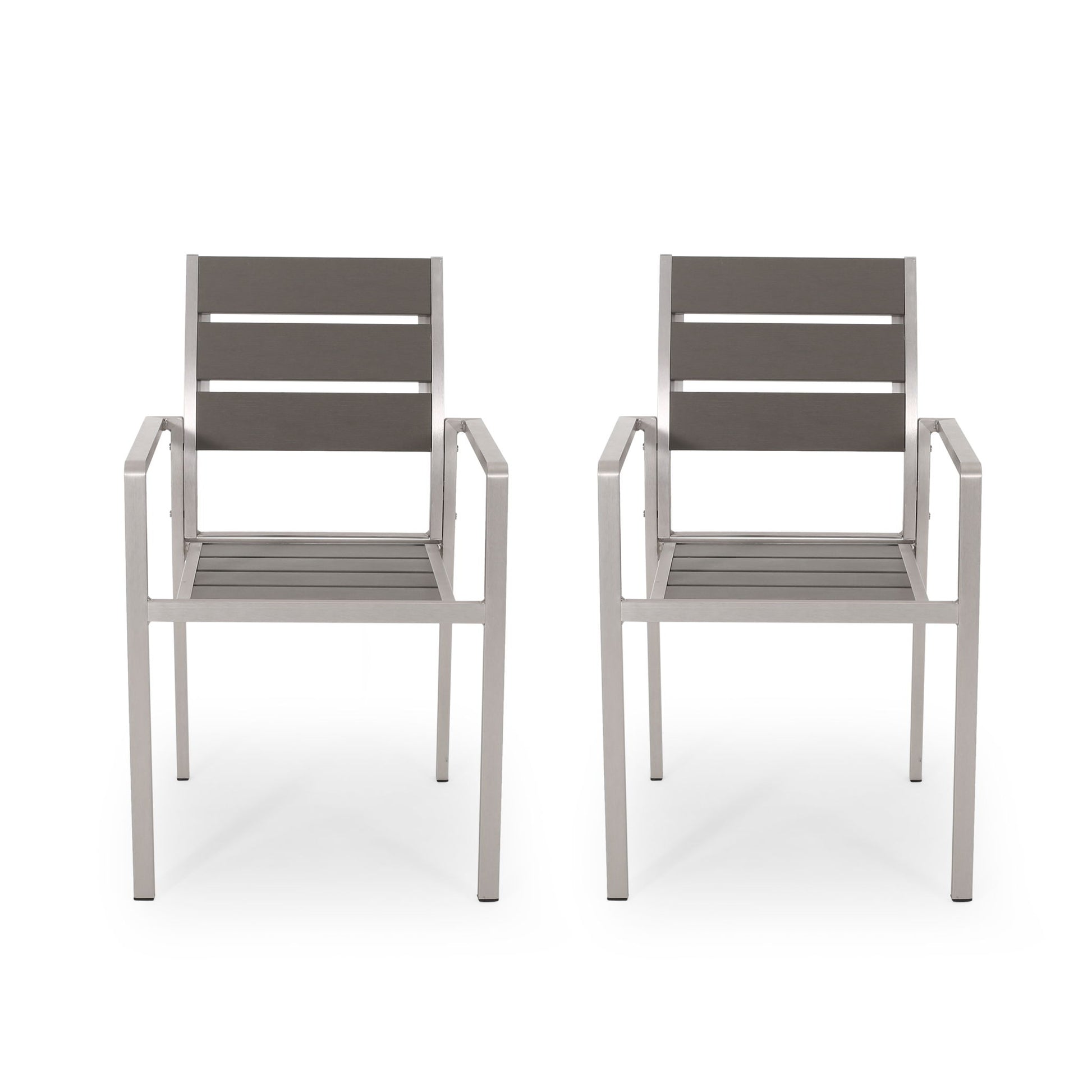Dreamlan - Outdoor Aluminum Dining Chair (Set of 2) - Best Buy Furniture