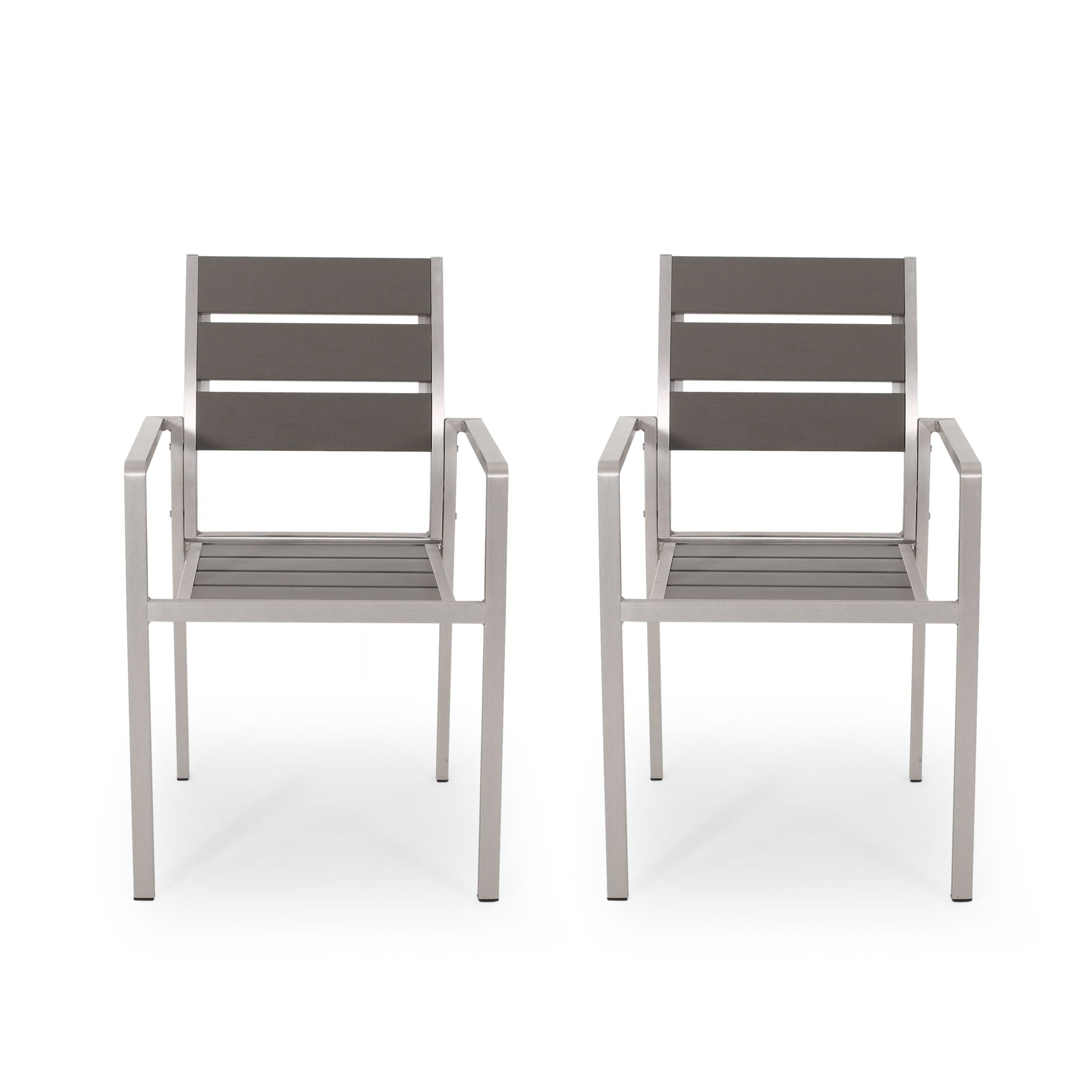 Dreamlan - Outdoor Aluminum Dining Chair (Set of 2) - Best Buy Furniture
