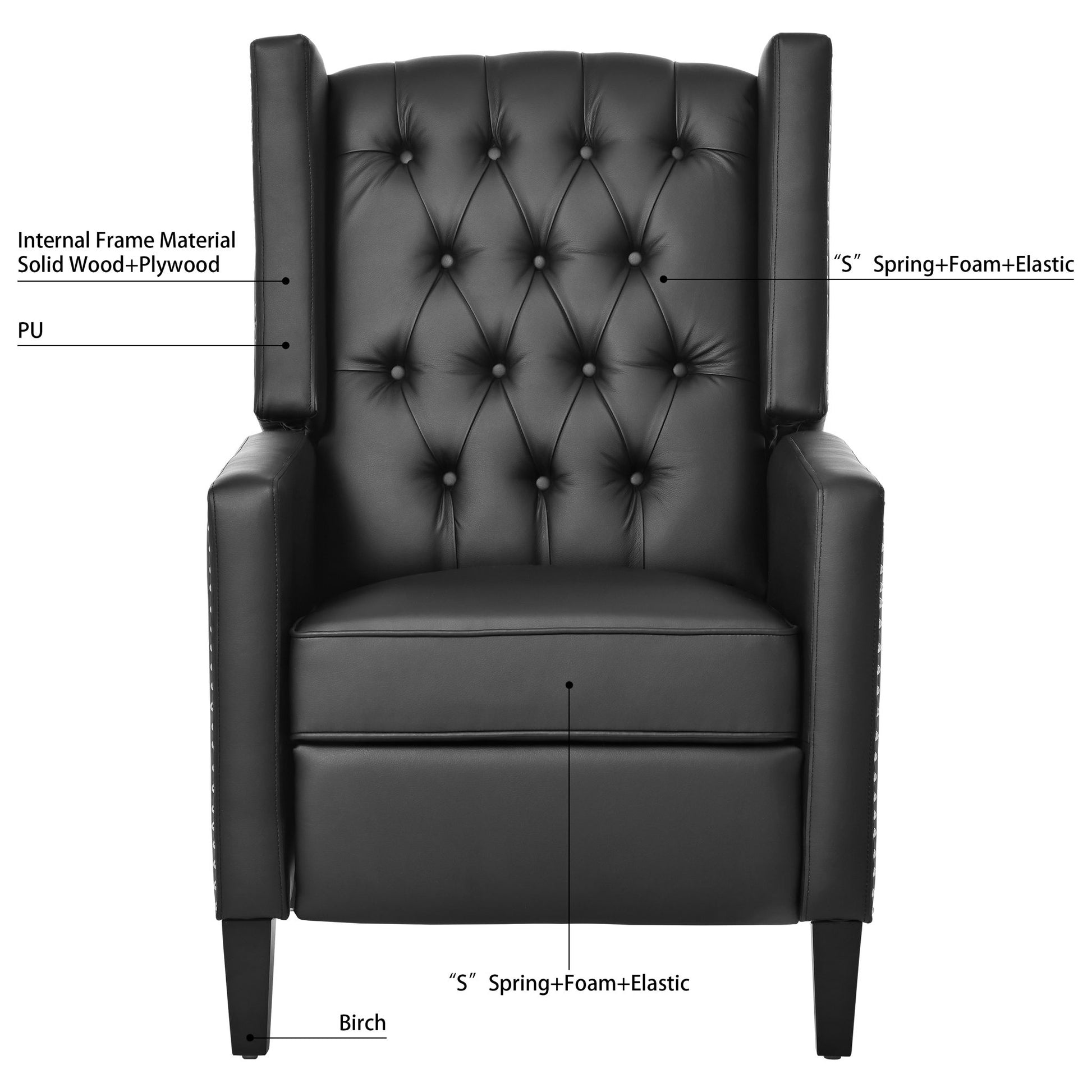 Manual Wing Chair Recliner - Best Buy Furniture
