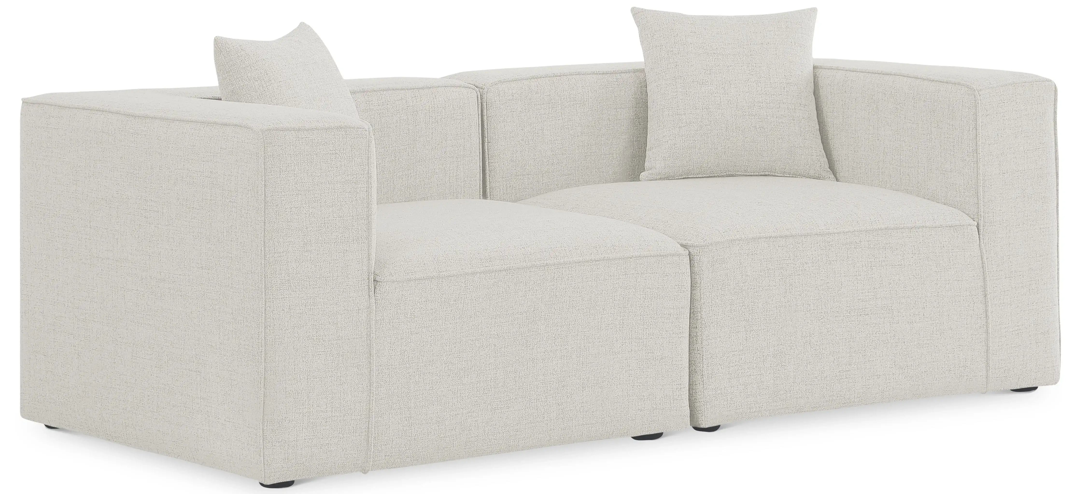 Cube - Linen Modular 2 Seat Sofa - Best Buy Furniture