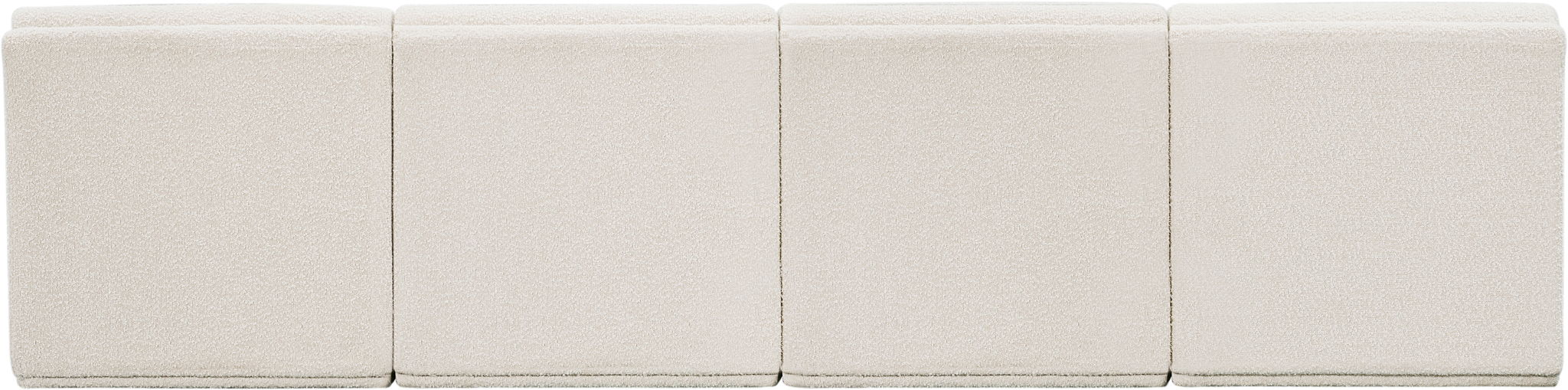 Ollie - 4 Seat Armless Modular Sofa - Best Buy Furniture