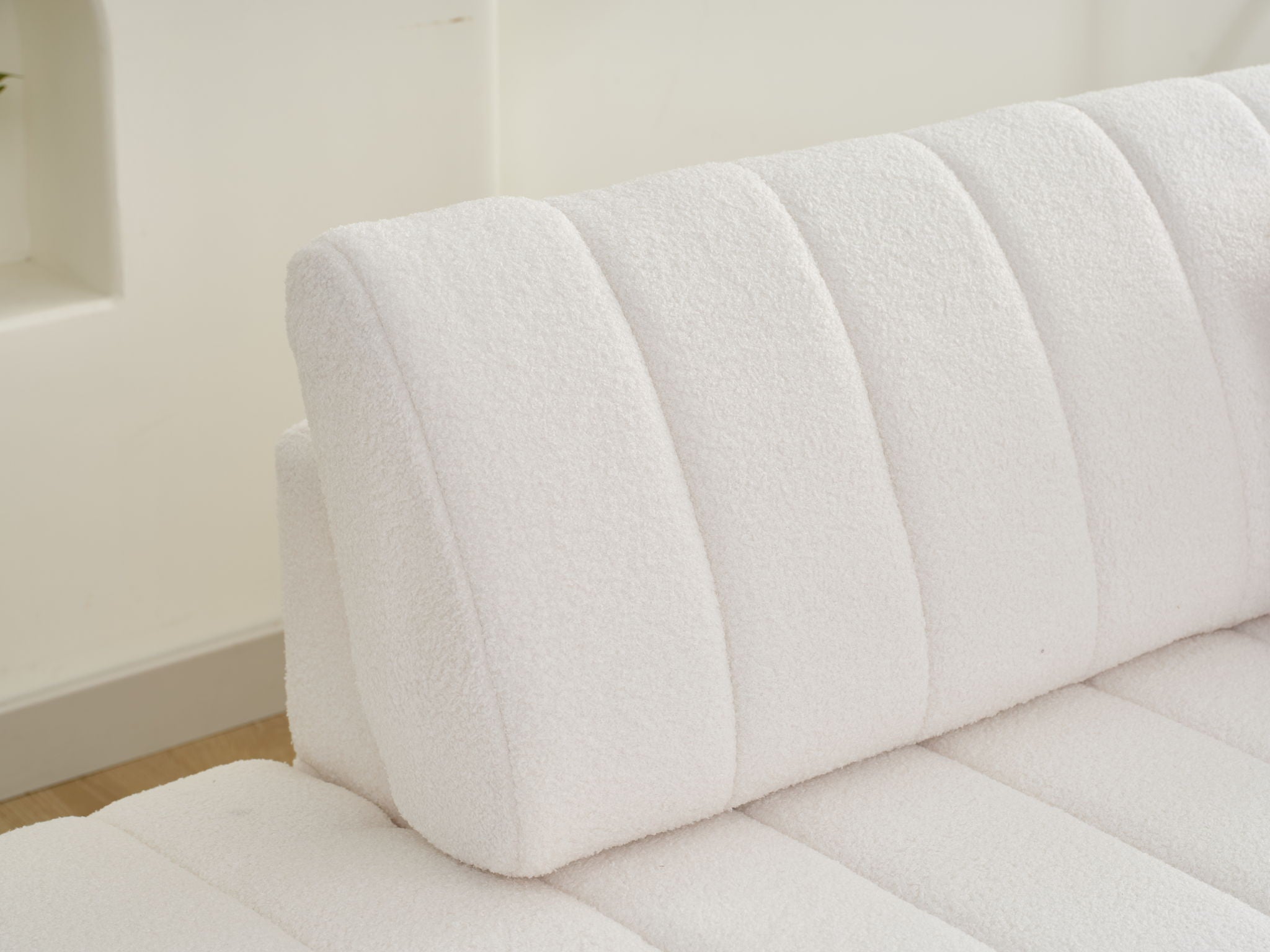 Jessica - Lamb Wool Sectional Sofa With Chaise, Versatile Configuration - Best Buy Furniture