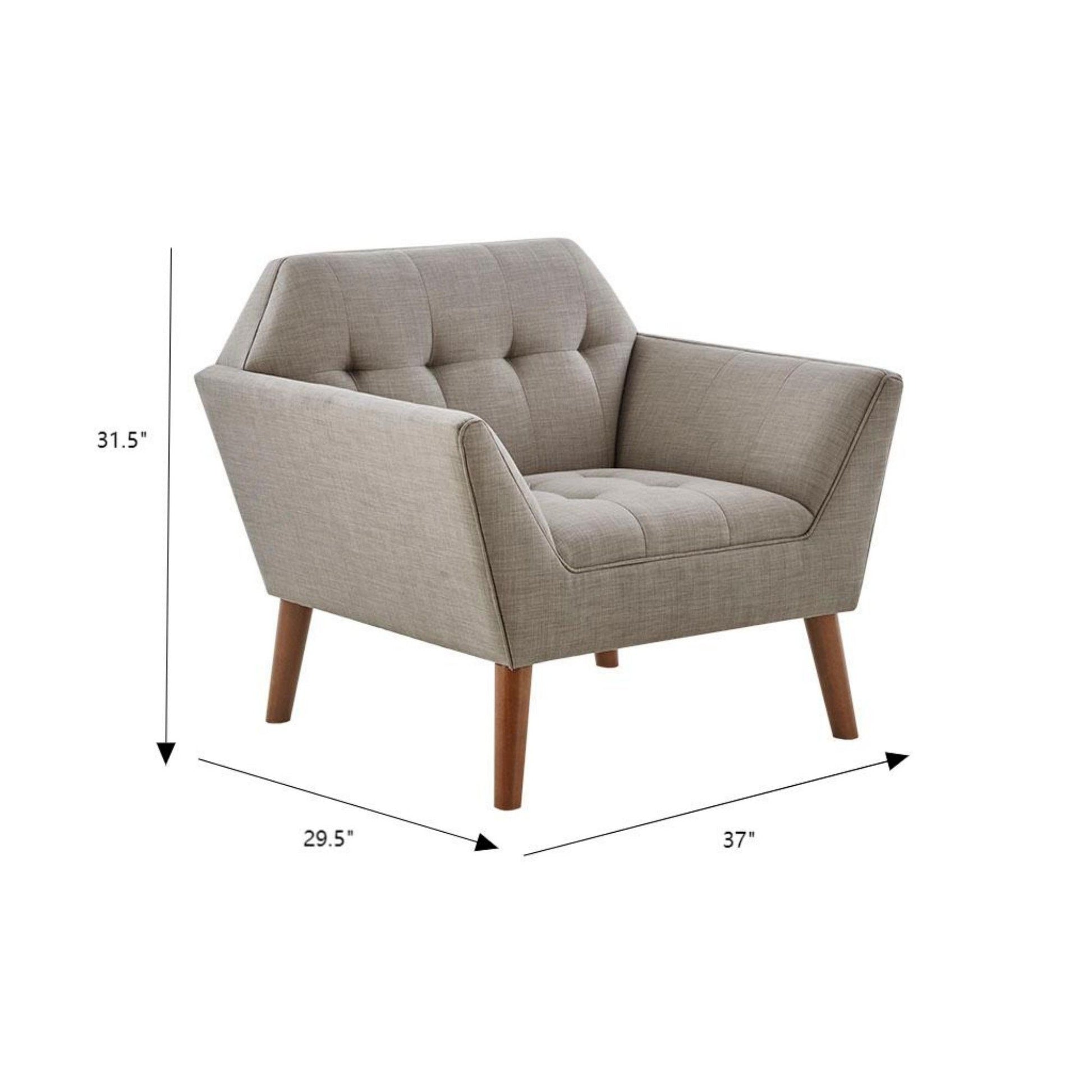Modern Lounge Chair With Button Tufting - Best Buy Furniture