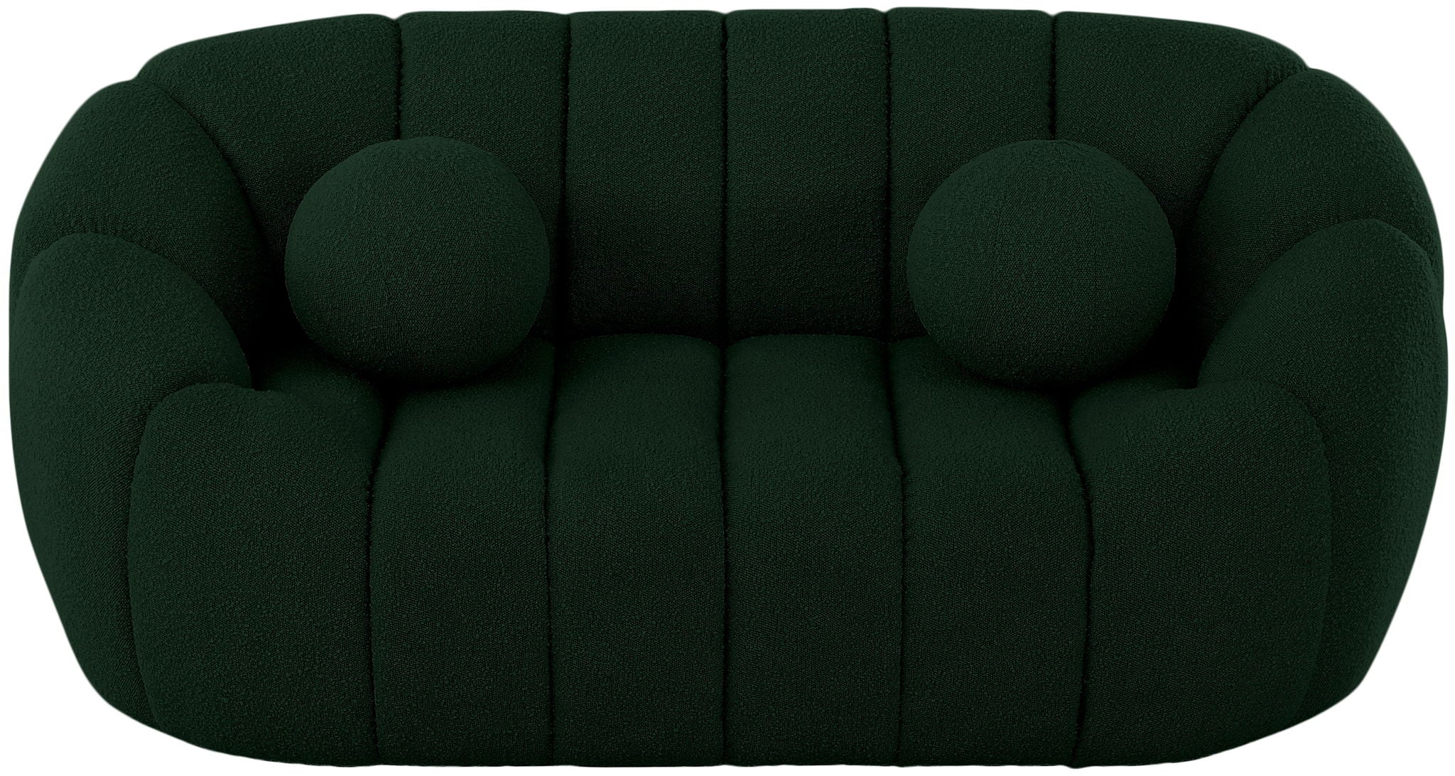 Elijah - Boucle Fabric Loveseat - Best Buy Furniture