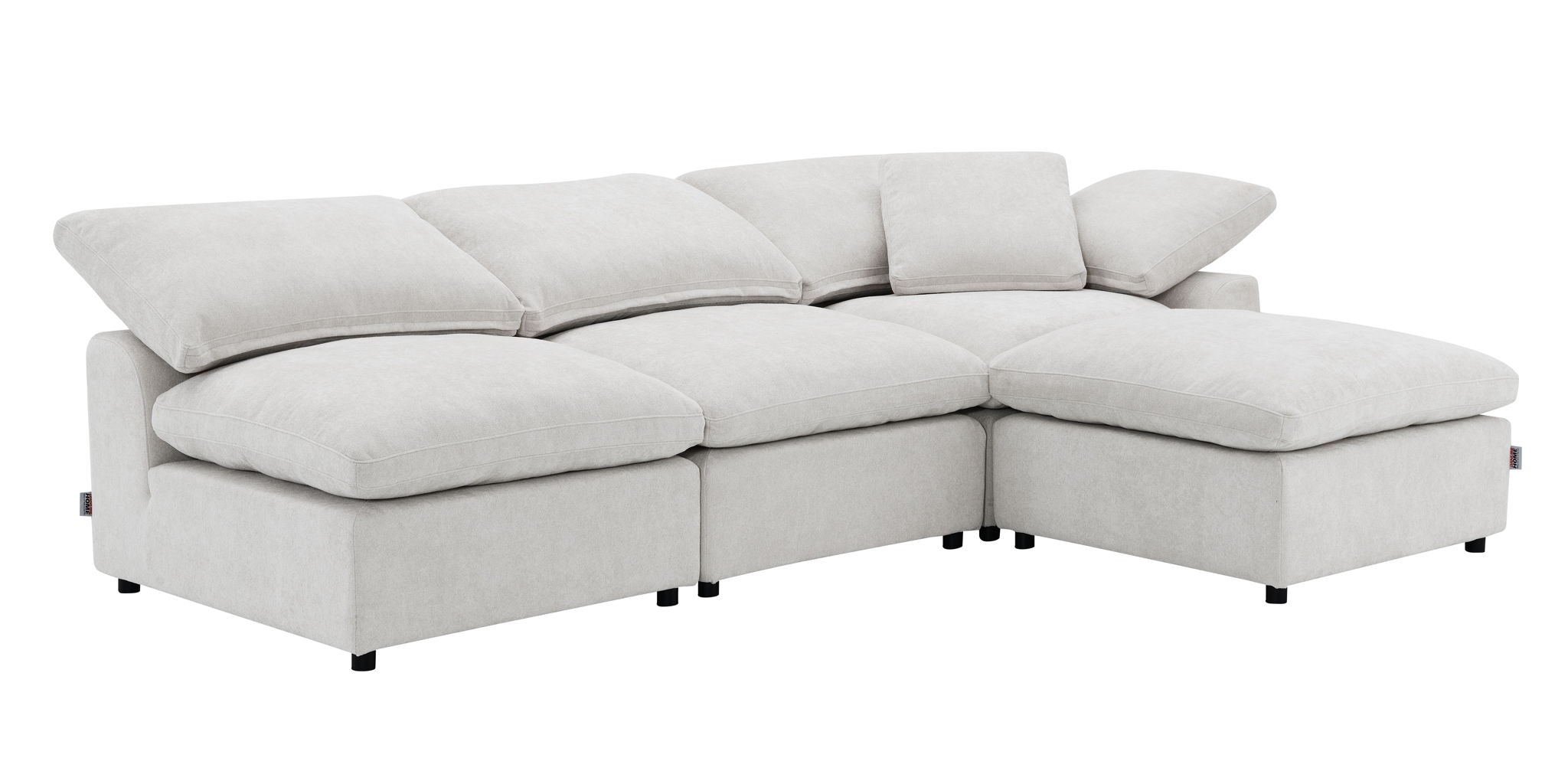 Naveen - Modular Sectional With Ottoman - Best Buy Furniture
