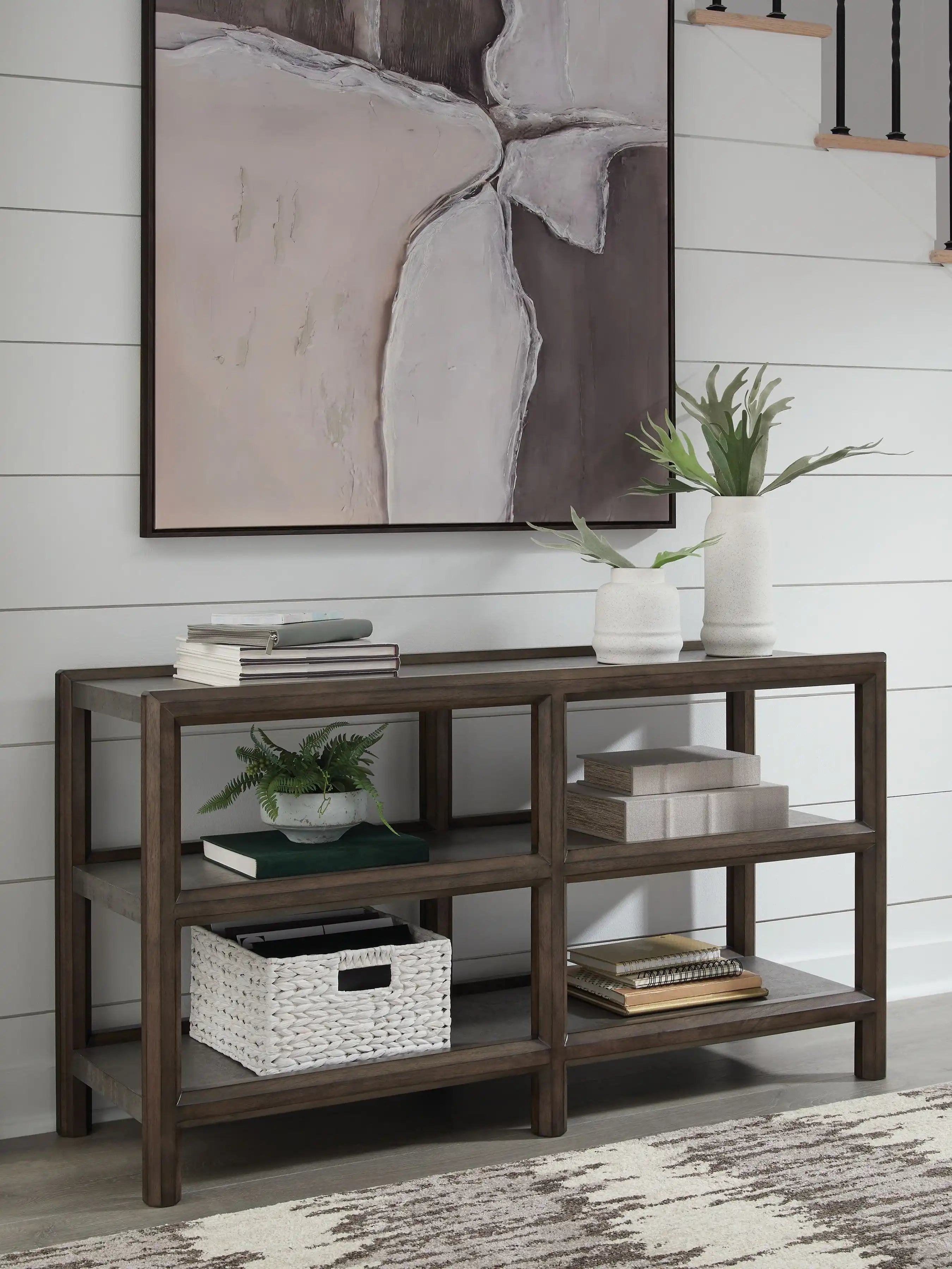 Kallenny - Sofa Table - Brown / Gray - Best Buy Furniture