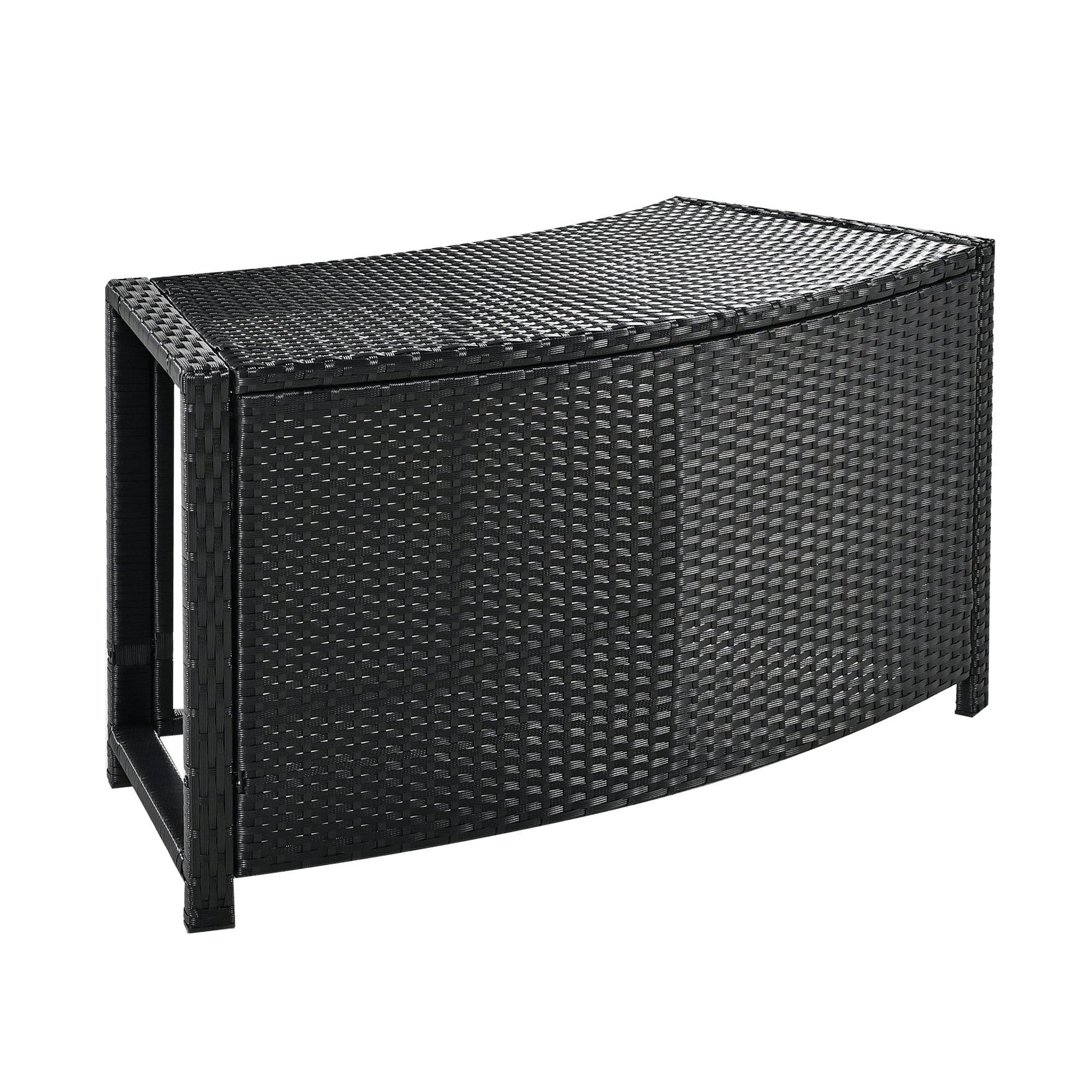 Spa Surround Spa Frame Patio Rattan Sofa Set With Storage Spaces, Mini Sofa And Comfortable Cushion For Patio, Backyard - Best Buy Furniture