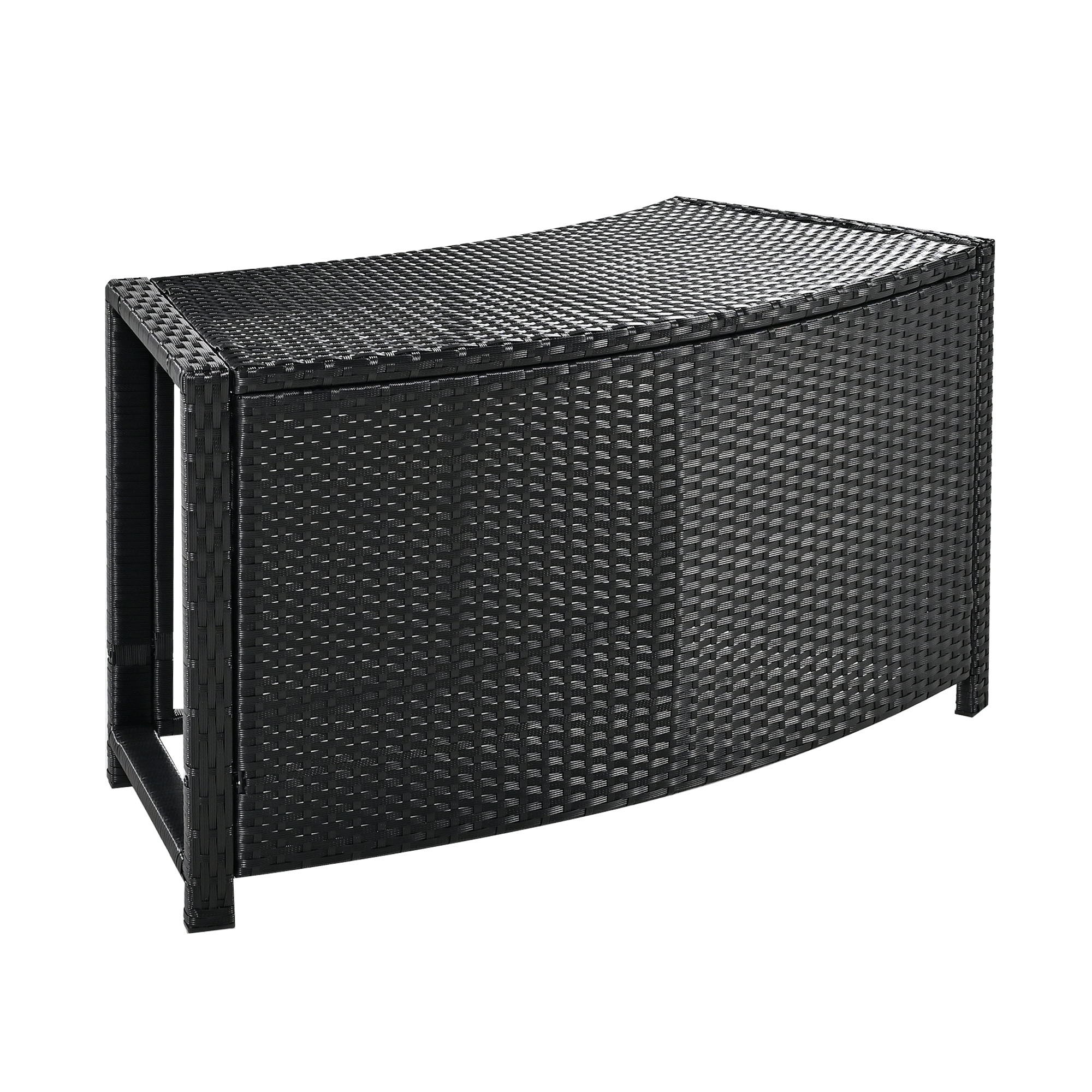 Spa Surround Spa Frame Patio Rattan Sofa Set With Storage Spaces, Mini Sofa And Comfortable Cushion For Patio, Backyard - Best Buy Furniture