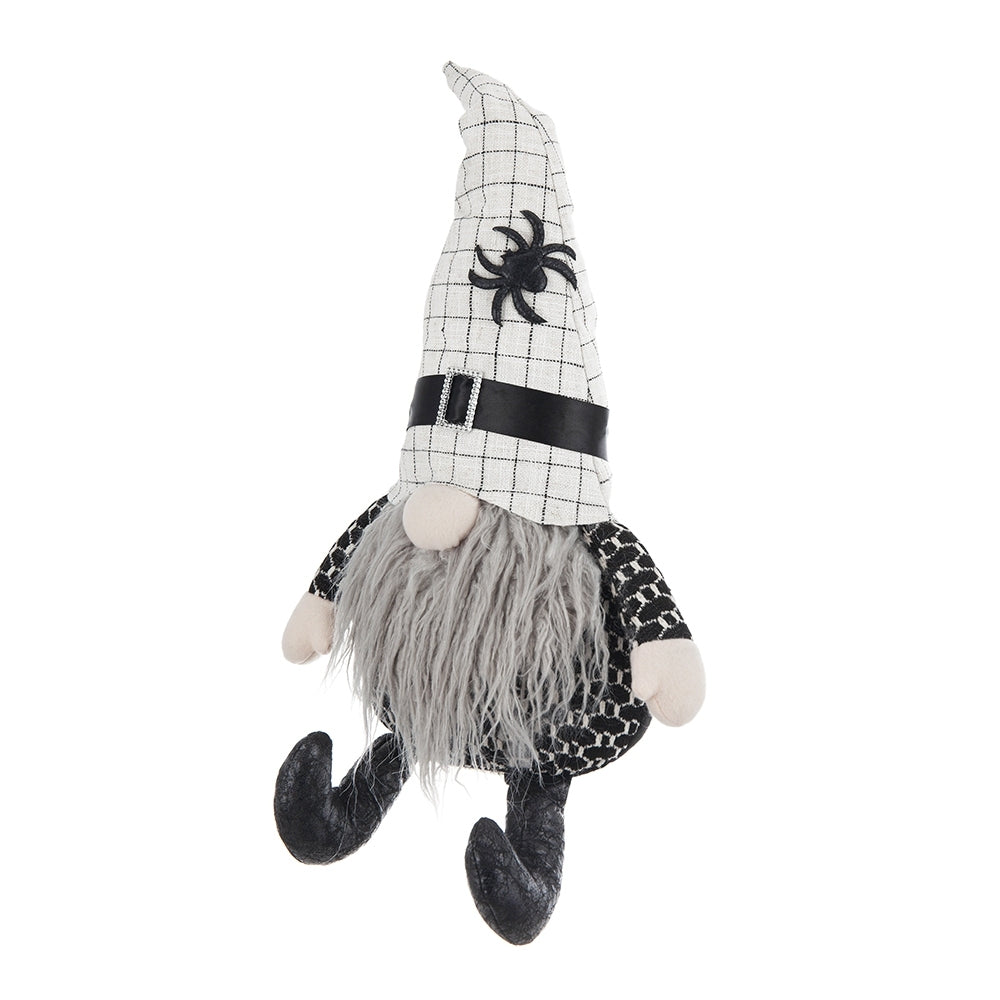 23.5'' Halloween Gnome – Fabric Sitting Decor with White Hat & Spider Accent - Best Buy Furniture