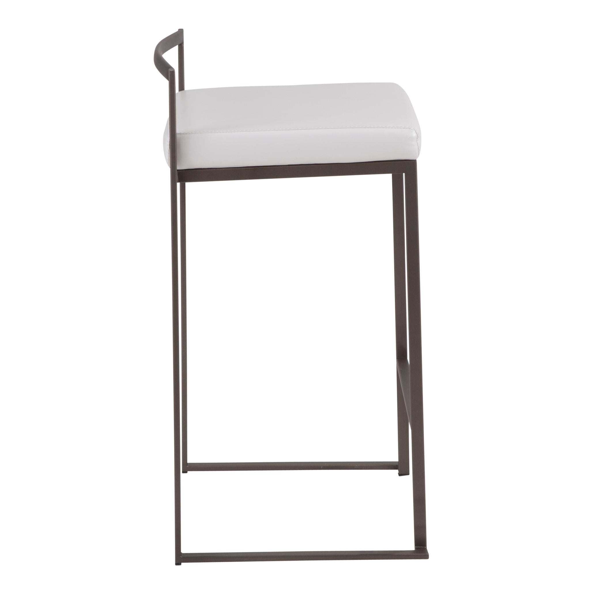 Fuji - Industrial Stackable Counter Stool Elegant Design - Best Buy Furniture
