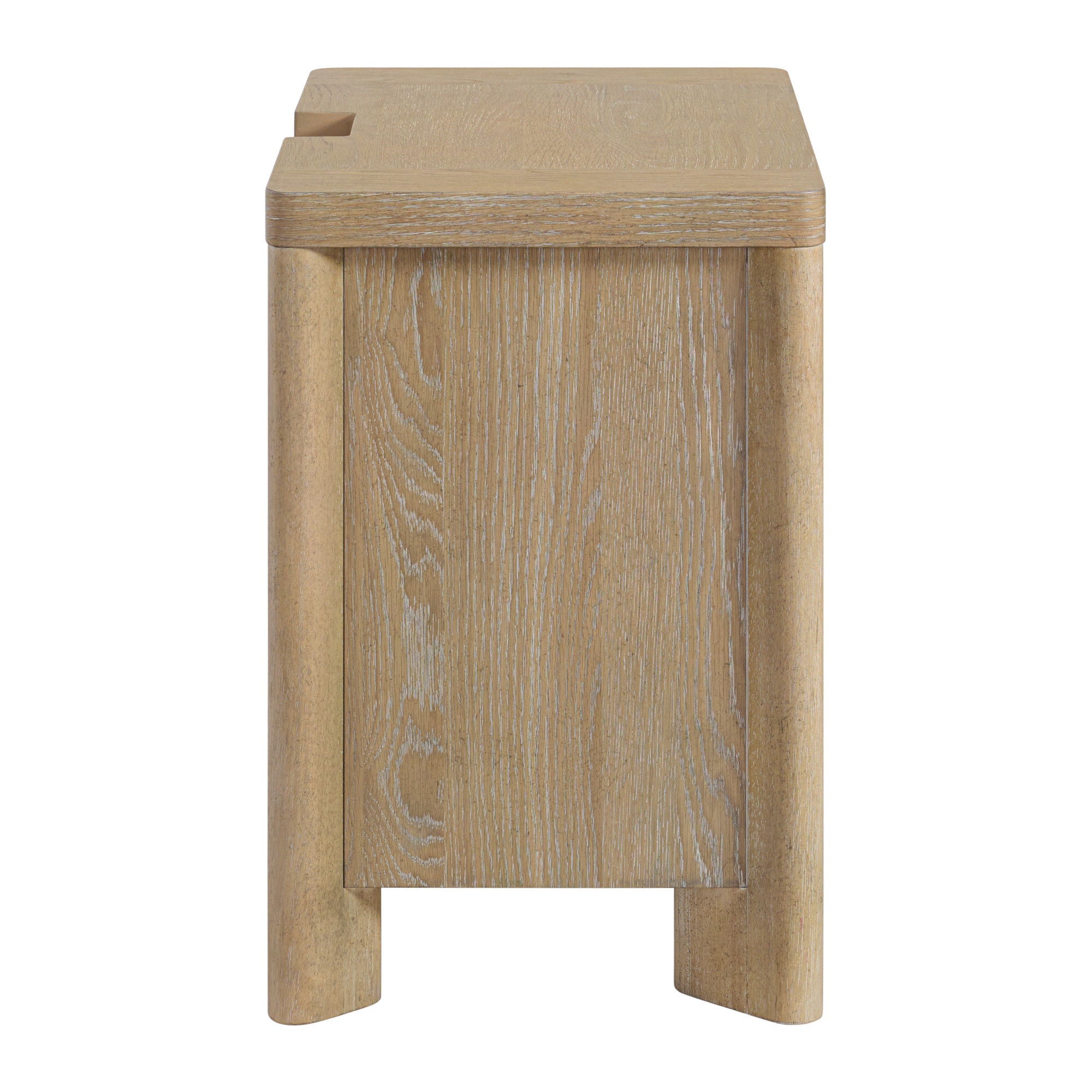 Clove - 3 Drawer Nightstand - Tan - Best Buy Furniture