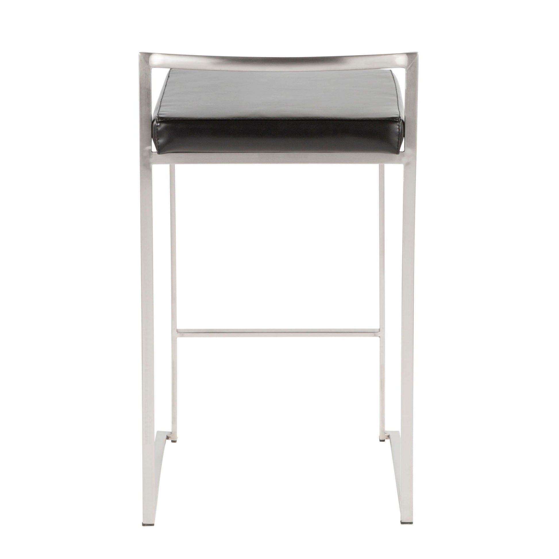 Fuji - Contemporary, Stackable Elegant Counter Stool (Set of 2) - Best Buy Furniture