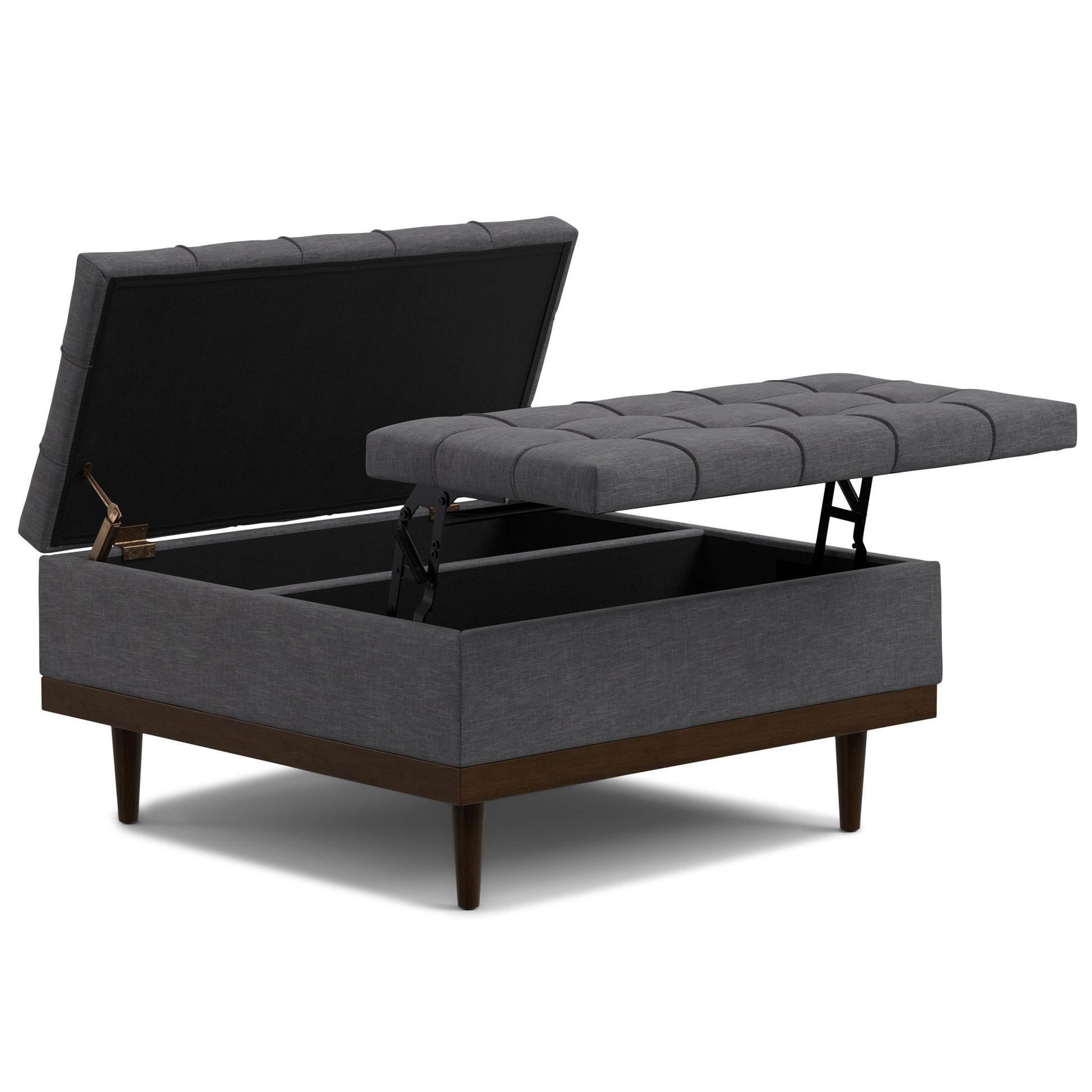 Mariah - Upholstered Lift Top Table Storage Ottoman - Best Buy Furniture