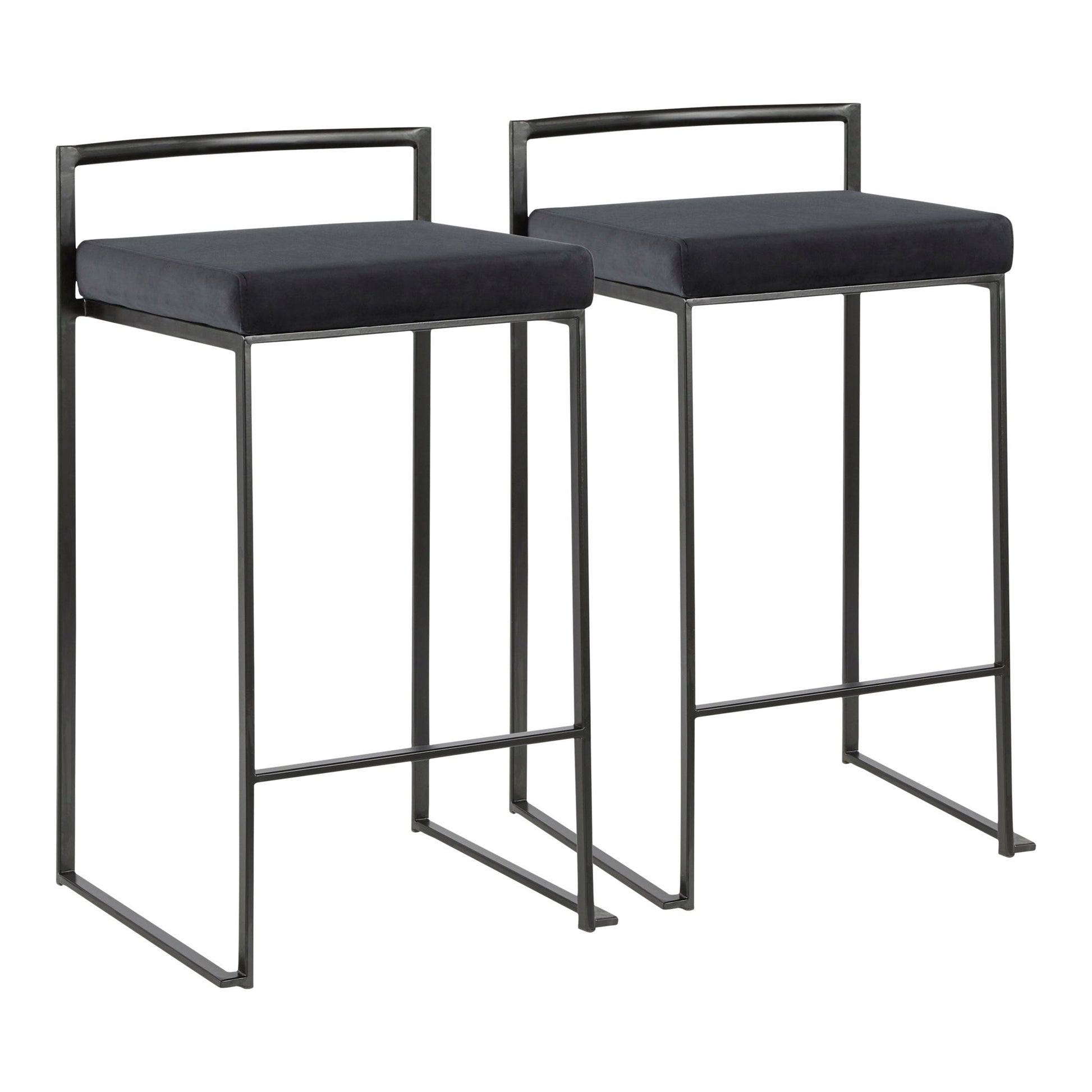 Fuji - Contemporary Style Stackable Counter Stool - Best Buy Furniture