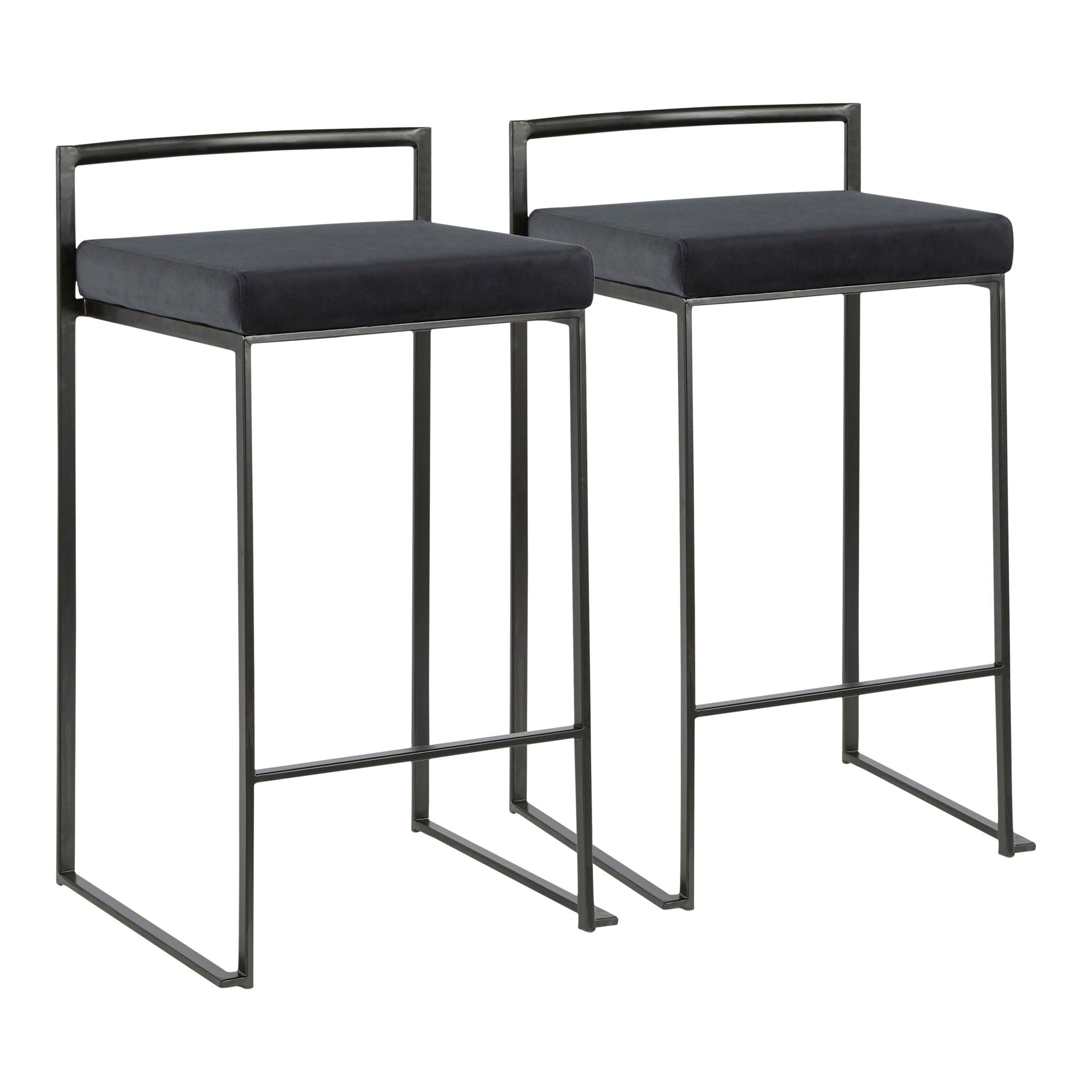 Fuji - Contemporary Style Stackable Counter Stool - Best Buy Furniture