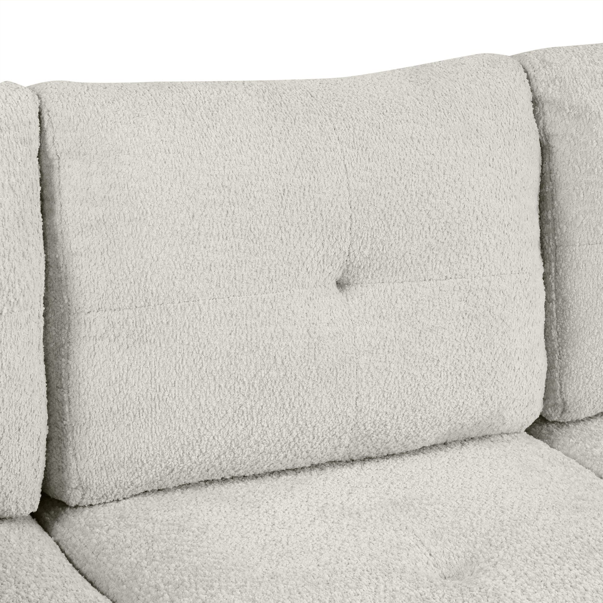 Versatile L Shaped Sofa Bed With Storage, Cup Holders, USB Ports Chenille - Best Buy Furniture