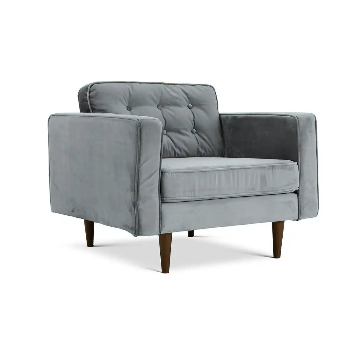 Casey - Velvet Lounge Chair - Best Buy Furniture