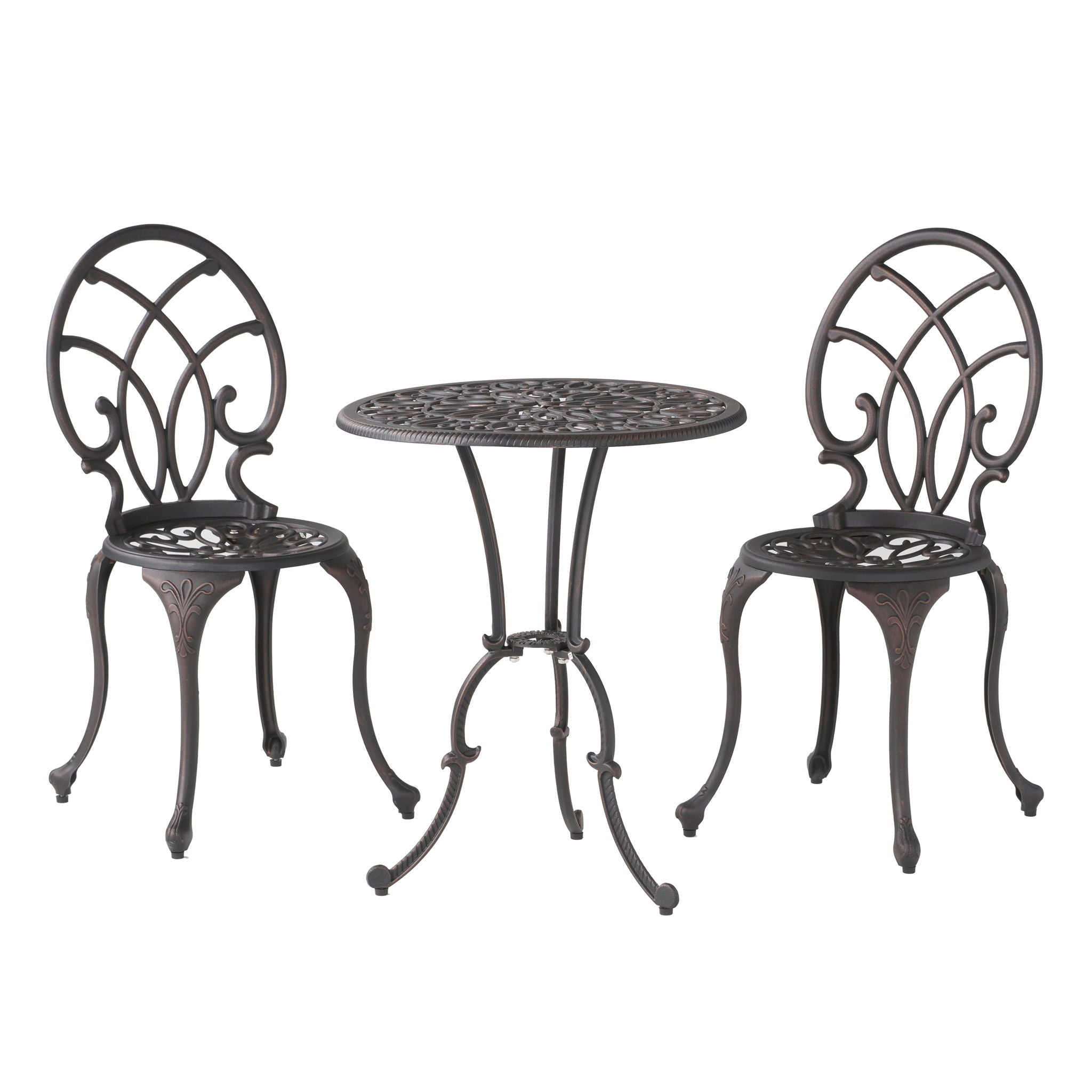 Charleston 3 Pieces Cast Bistro Set - Copper - Best Buy Furniture