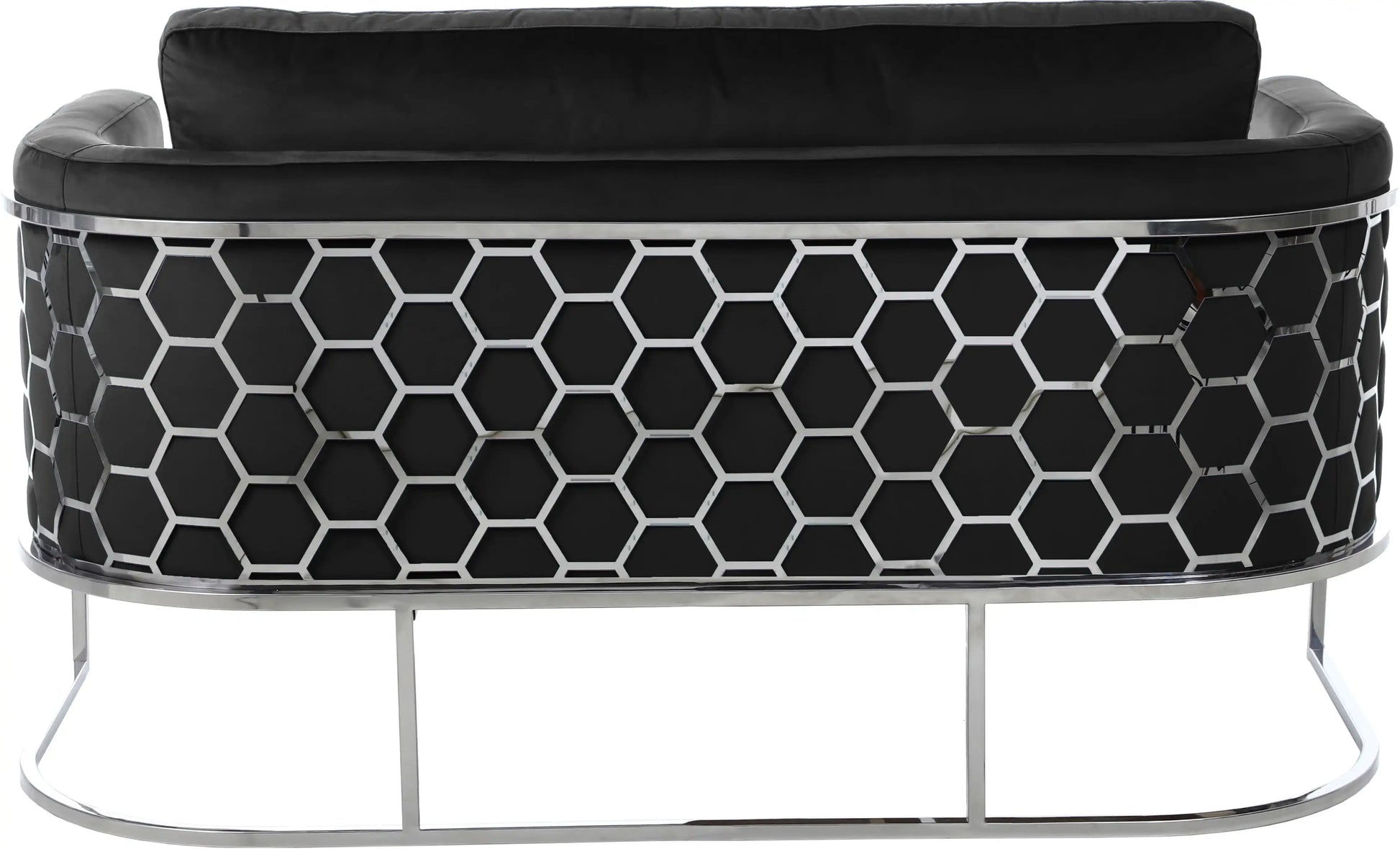 Casa - Loveseat with Chrome Legs - Best Buy Furniture