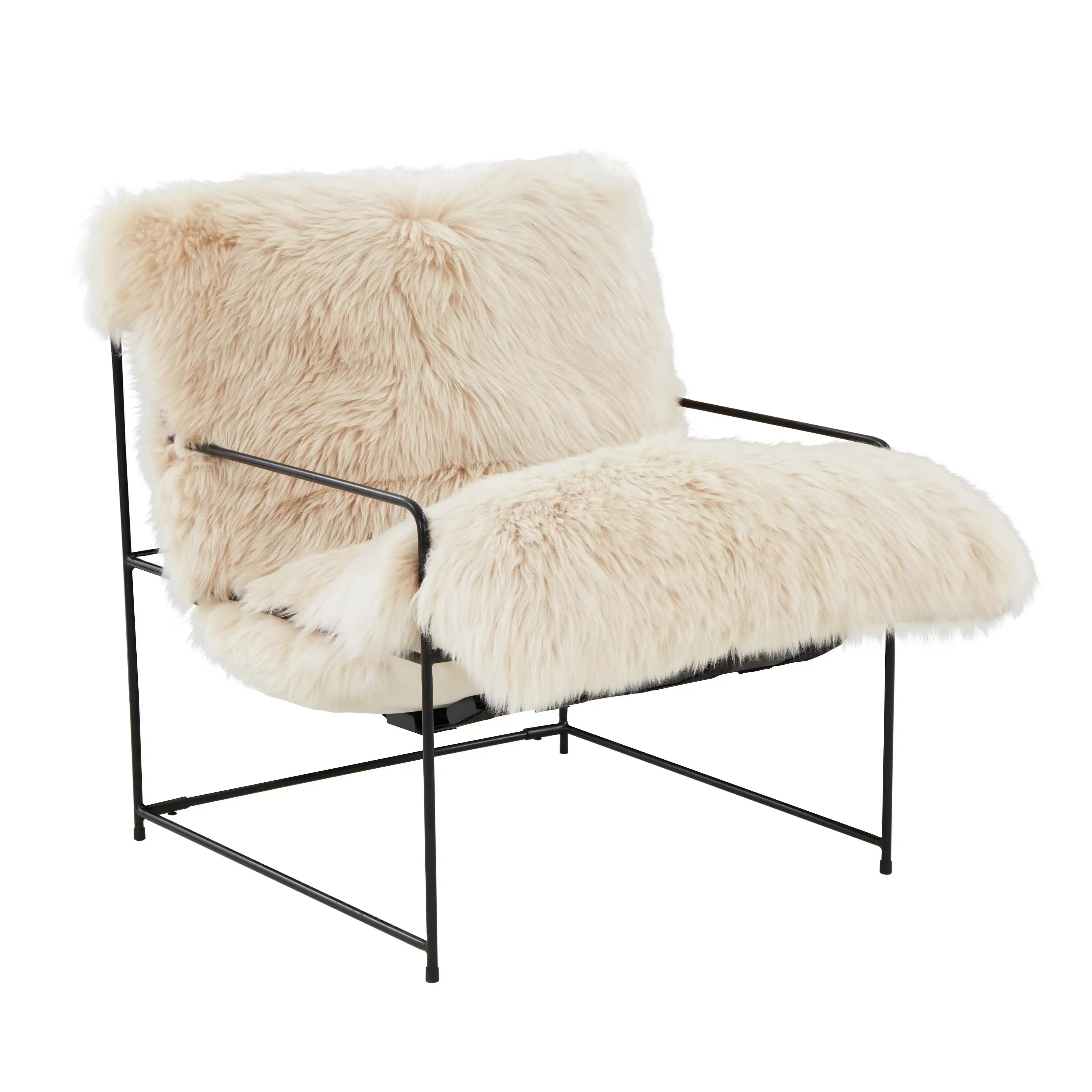 Kimi - Genuine Sheepskin Chair - Best Buy Furniture