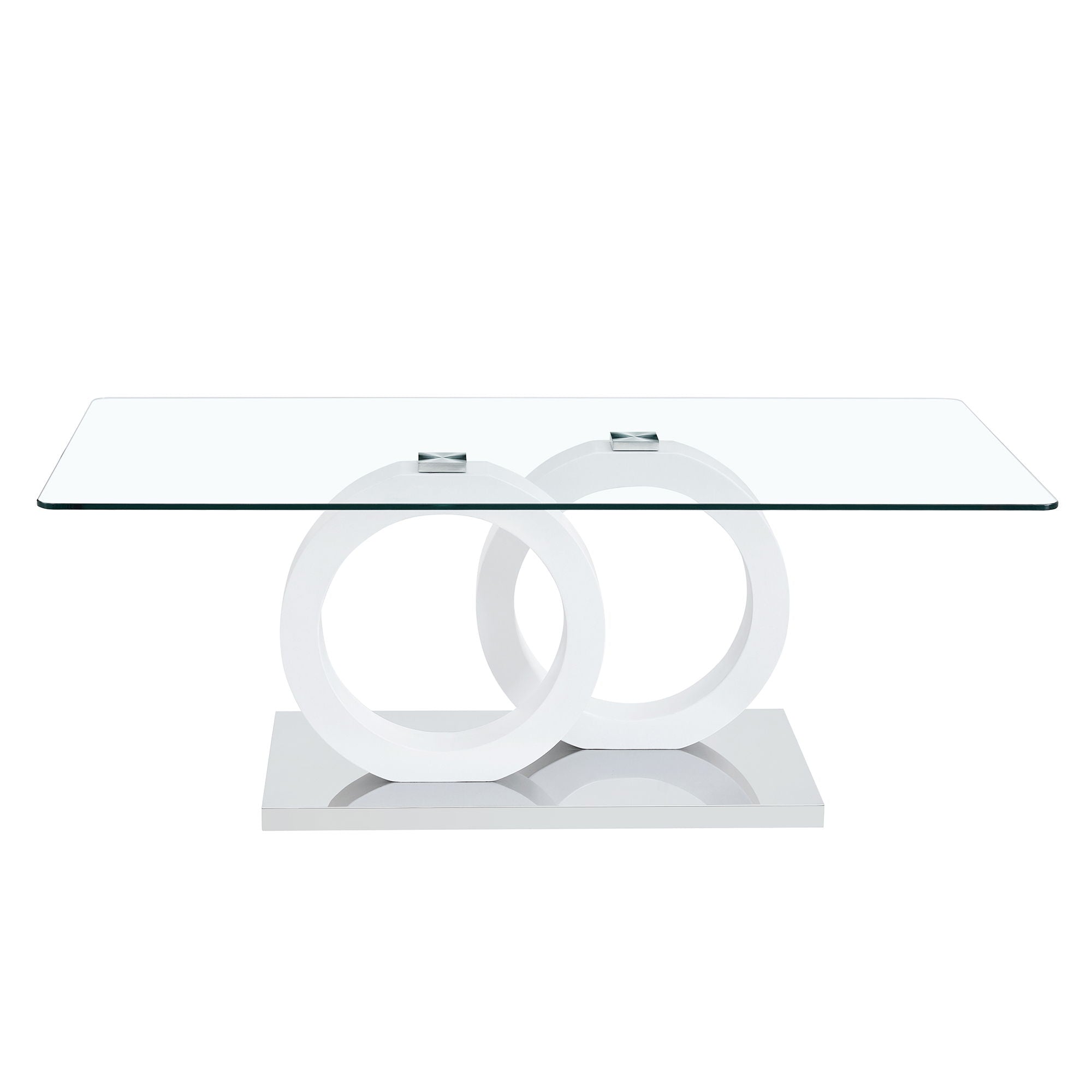 Contemporary Style Glass Top Coffee Table - Best Buy Furniture