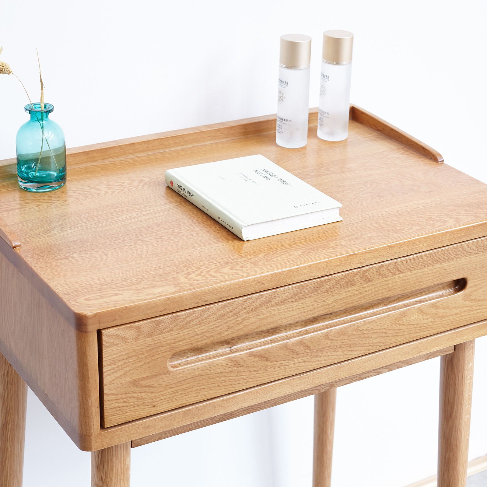 Dresser Bistro Table, 100% Solid Table Table Desk Top Table Dresser Compact Dresser Accessories Storage Drawer Natural Wood - Oak - Best Buy Furniture