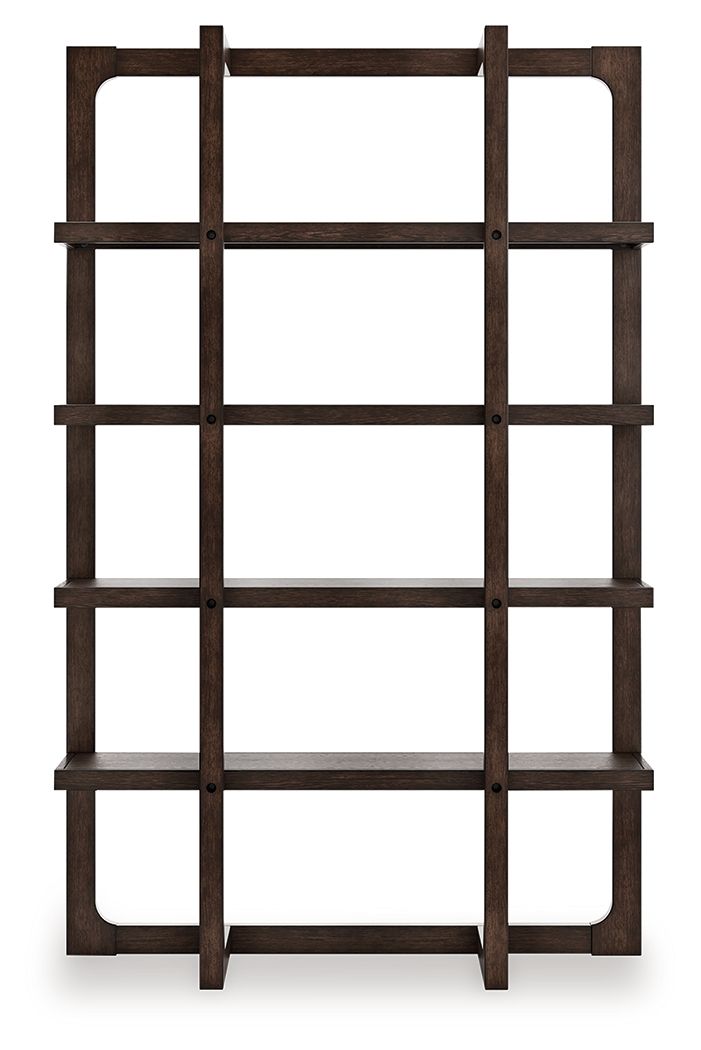Breckington - Bookcase - Dark Brown - Best Buy Furniture