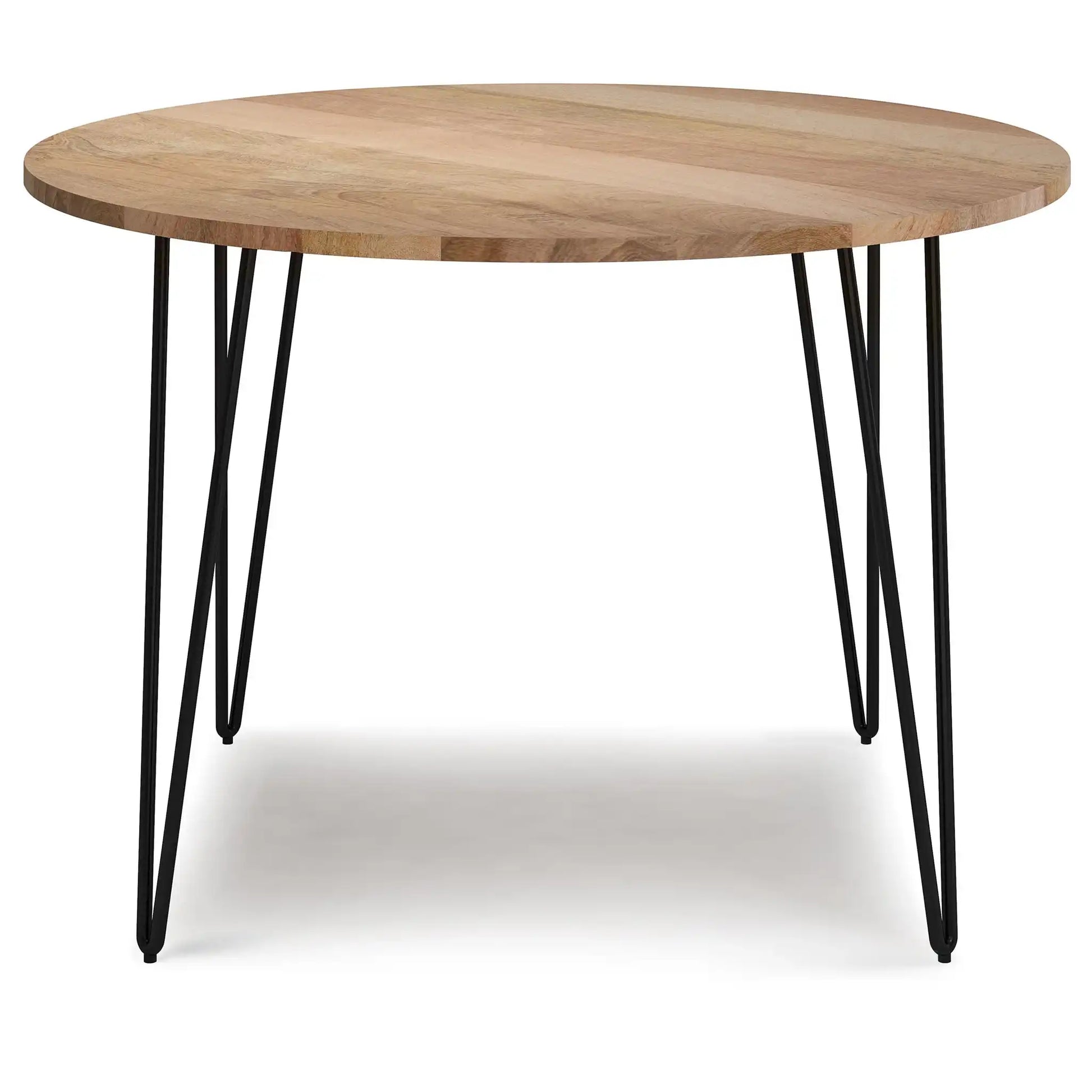 Hunter - Round Dining Table - Natural - Best Buy Furniture