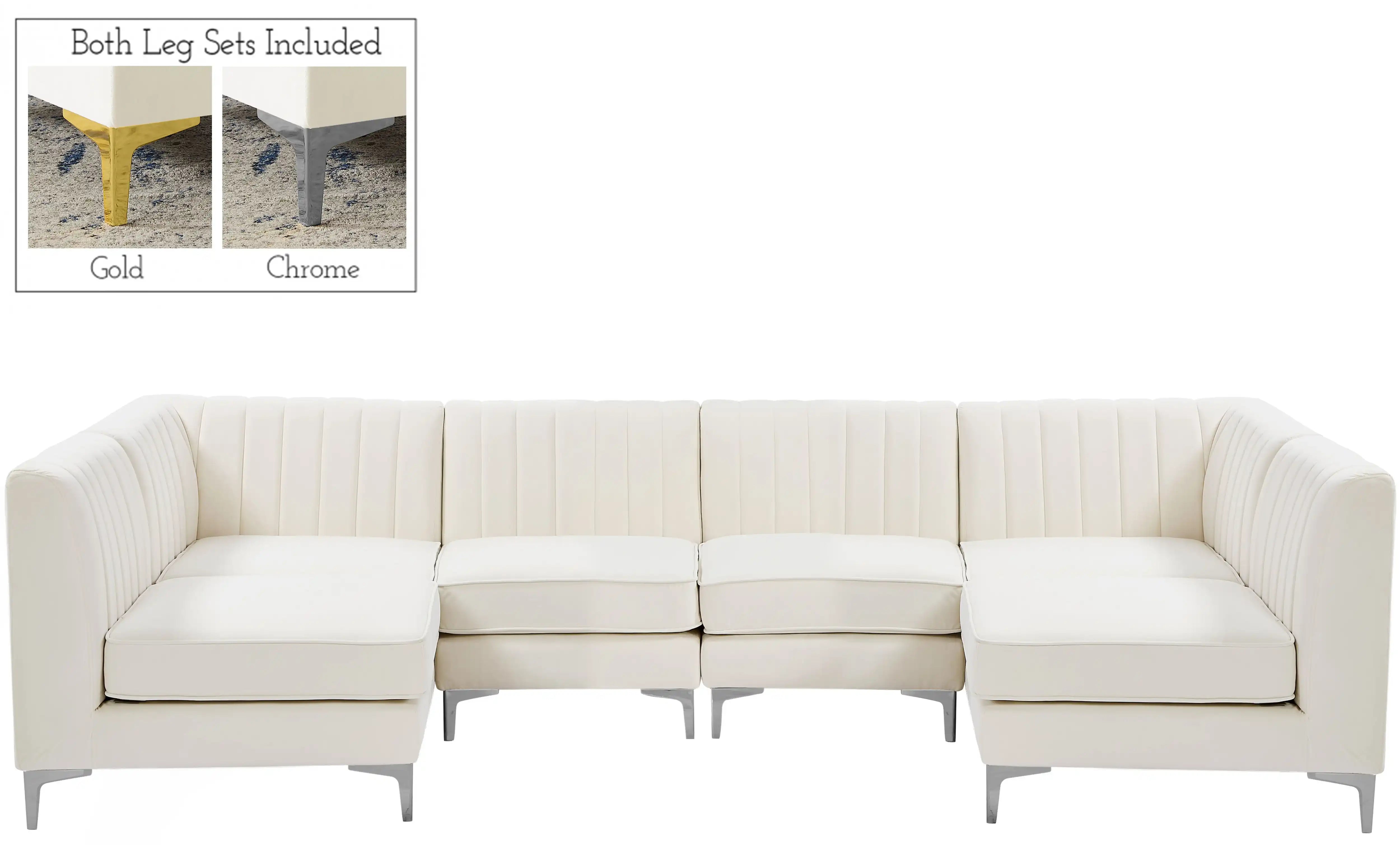 Alina - 6 Piece Modular U-Shaped Sectional - Best Buy Furniture
