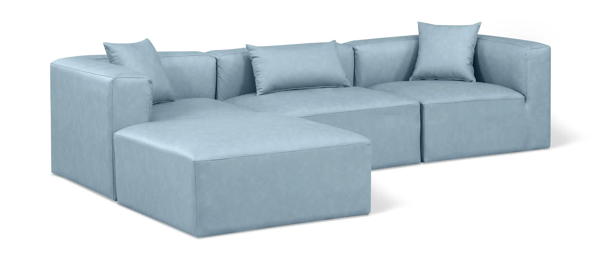Cube - 4 Piece Modular Sectional With Chaise - Best Buy Furniture