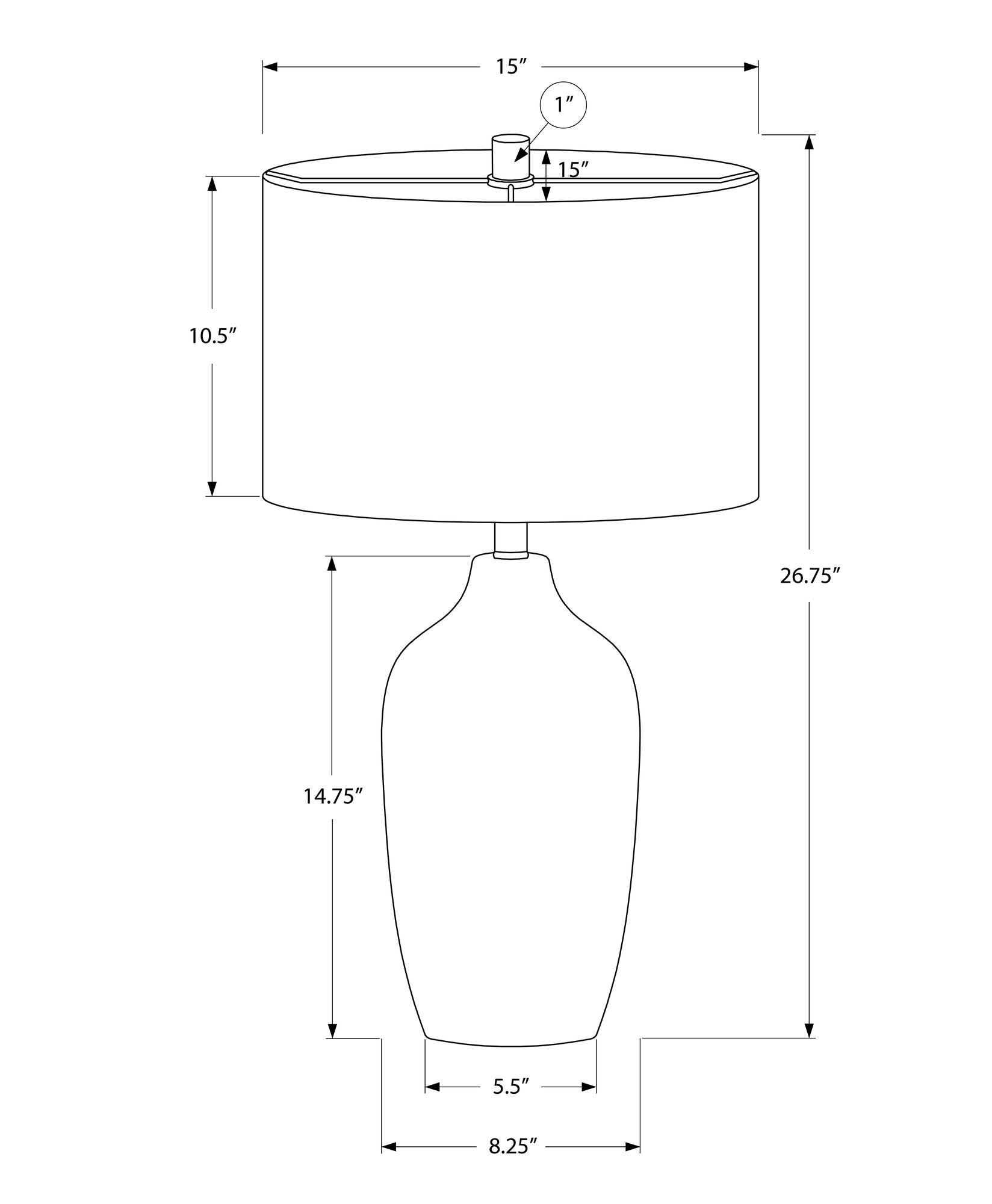 Lighting, Table Lamp, Ceramic, Resin, Contemporary - Gray - Best Buy Furniture