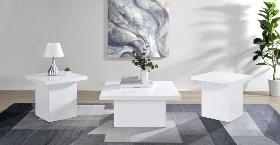 Devar - Square Coffee Table Set - Best Buy Furniture