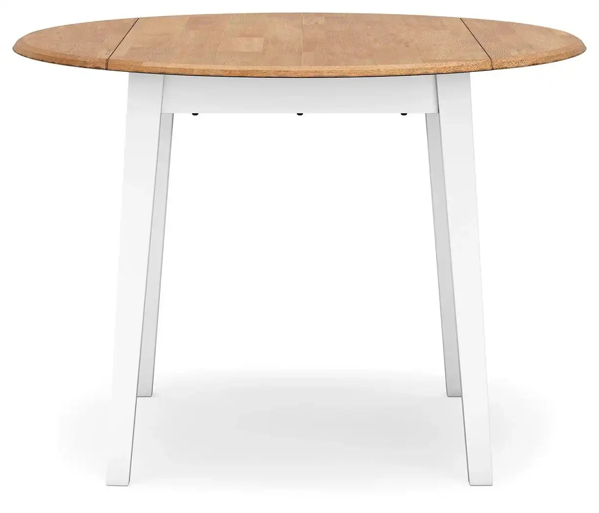 Gesthaven - Round Dining Room Drop Leaf Table Set - Best Buy Furniture