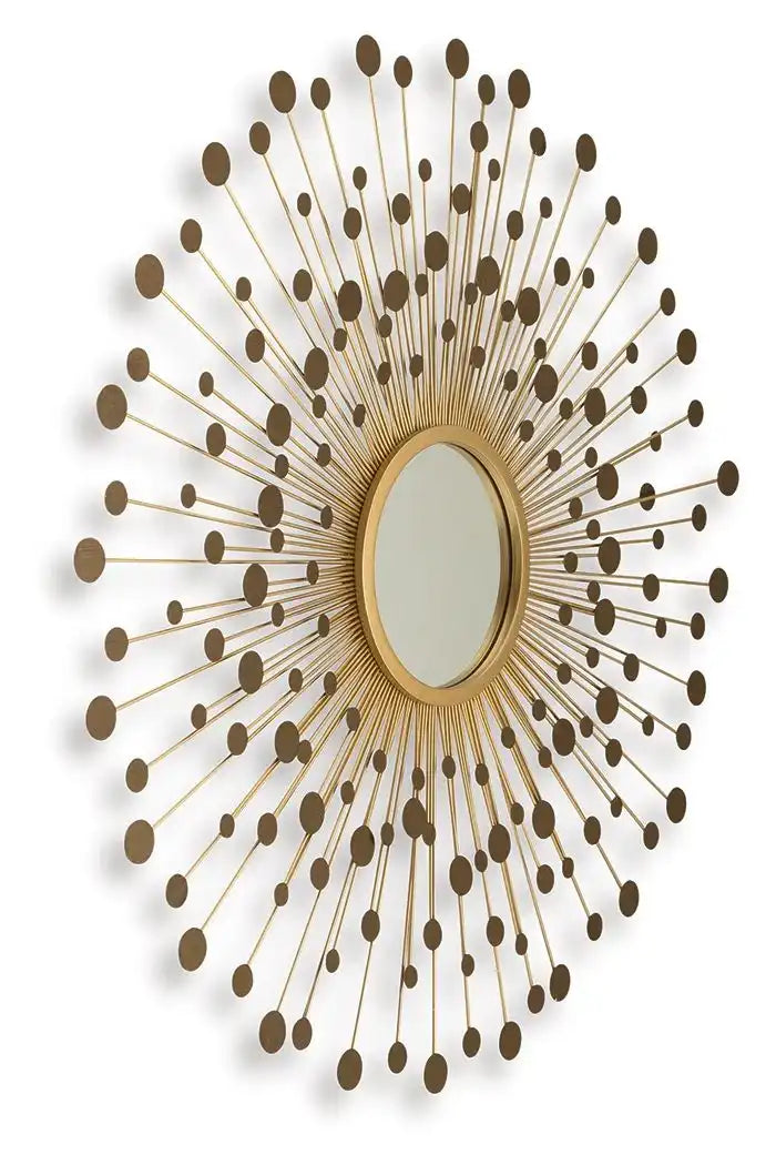 Morwenna - Accent Mirror - Bronze / Gold Finish - Best Buy Furniture