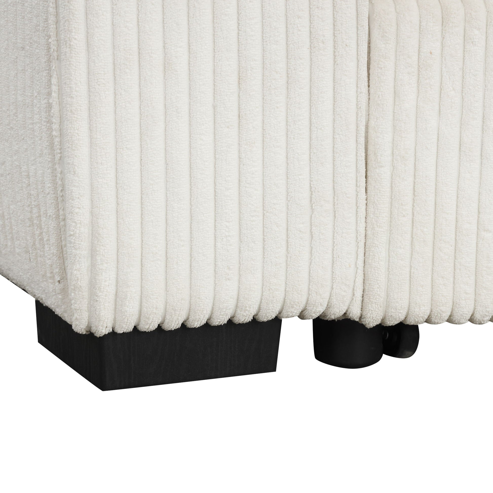 Pull-Out L-Shaped Sectional Sofa With Movable Ottoman And Stool, Large Storage Space, A Cup Holder, And 2 USB Ports For Living Room - Best Buy Furniture