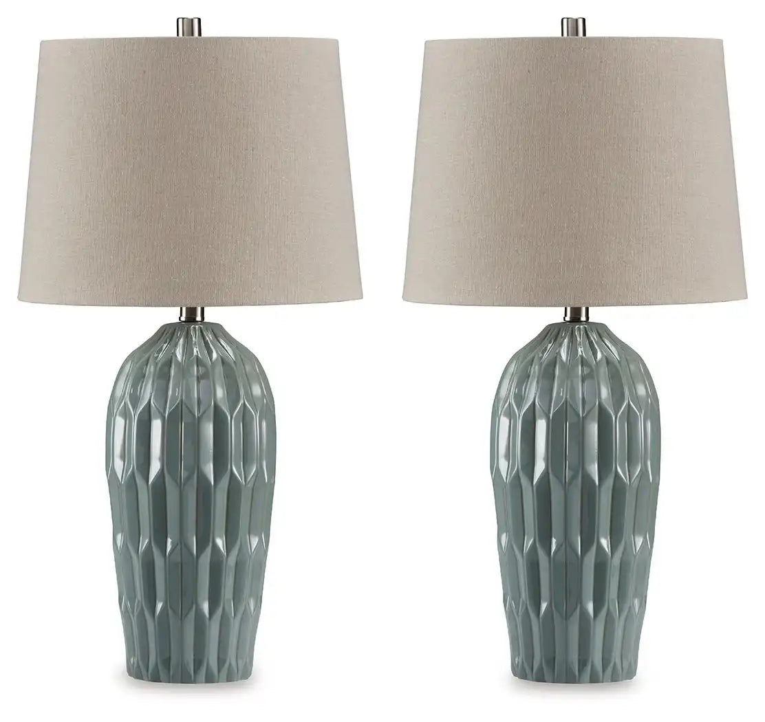 Hadbury - Ceramic Table Lamp (Set of 2) - Best Buy Furniture