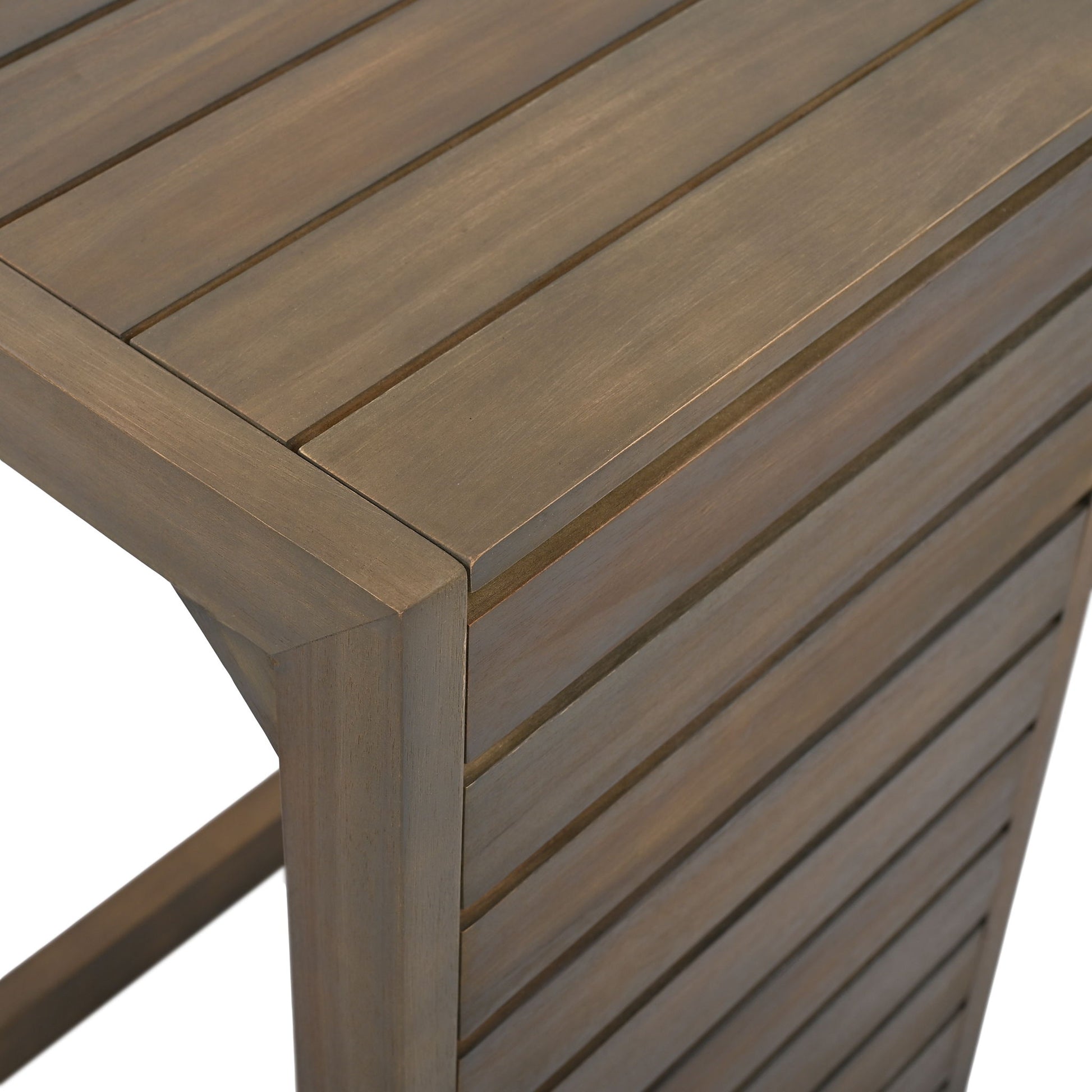 Aluminum Outdoor C - Shaped Side Table For Patio - Best Buy Furniture