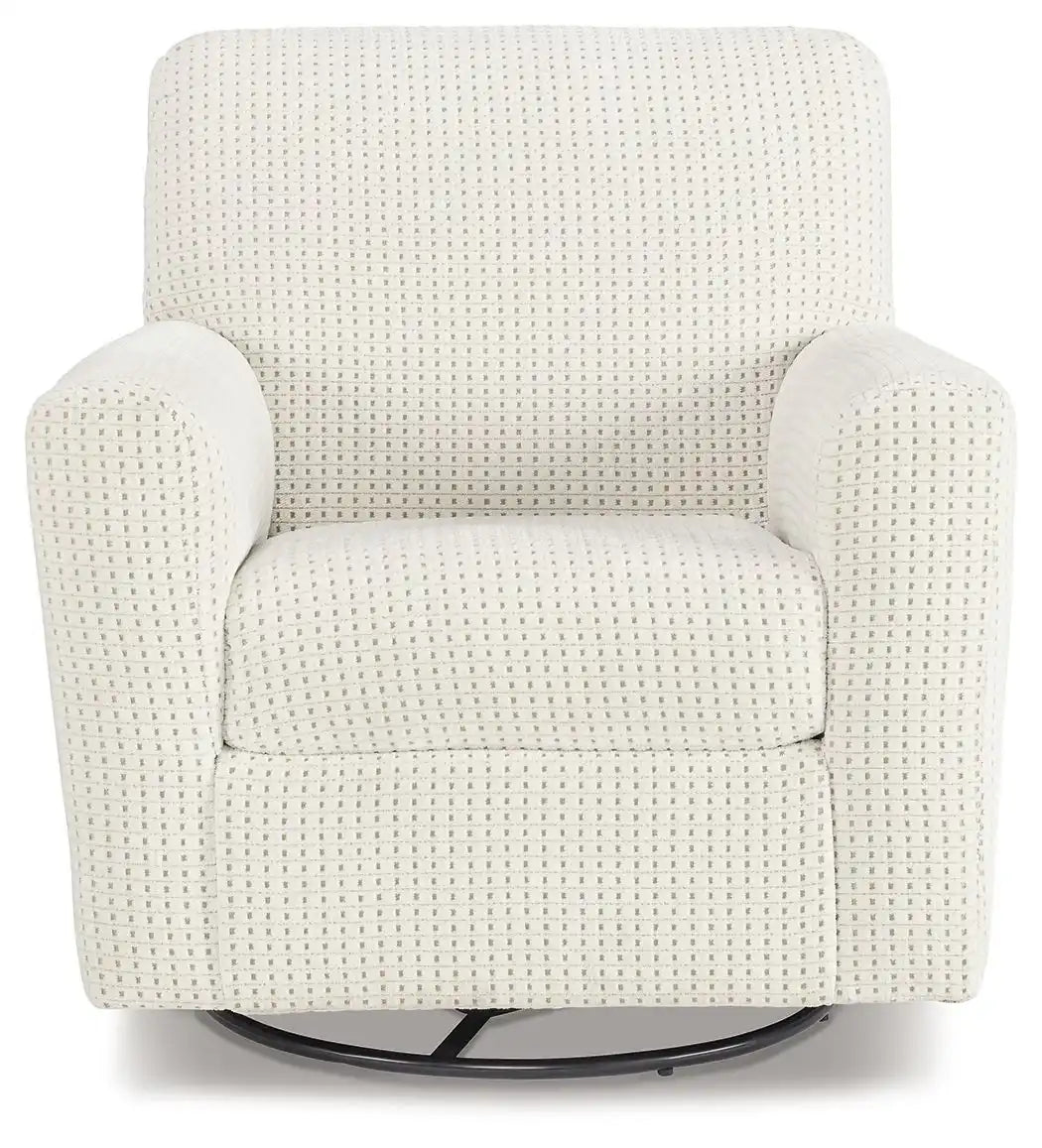 Herstow - Swivel Glider Accent Chair - Best Buy Furniture