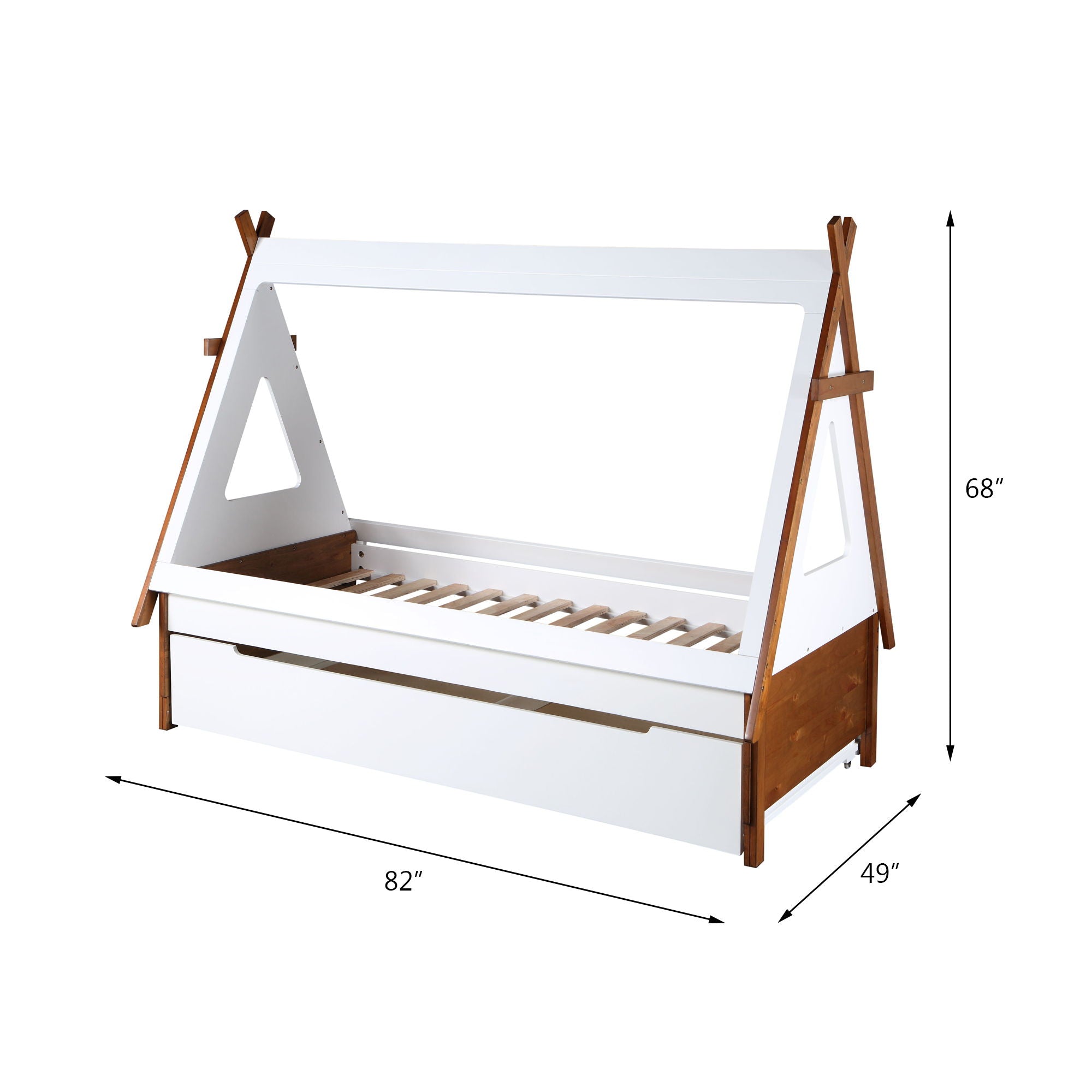 Loreen - Twin Bed - White - Best Buy Furniture