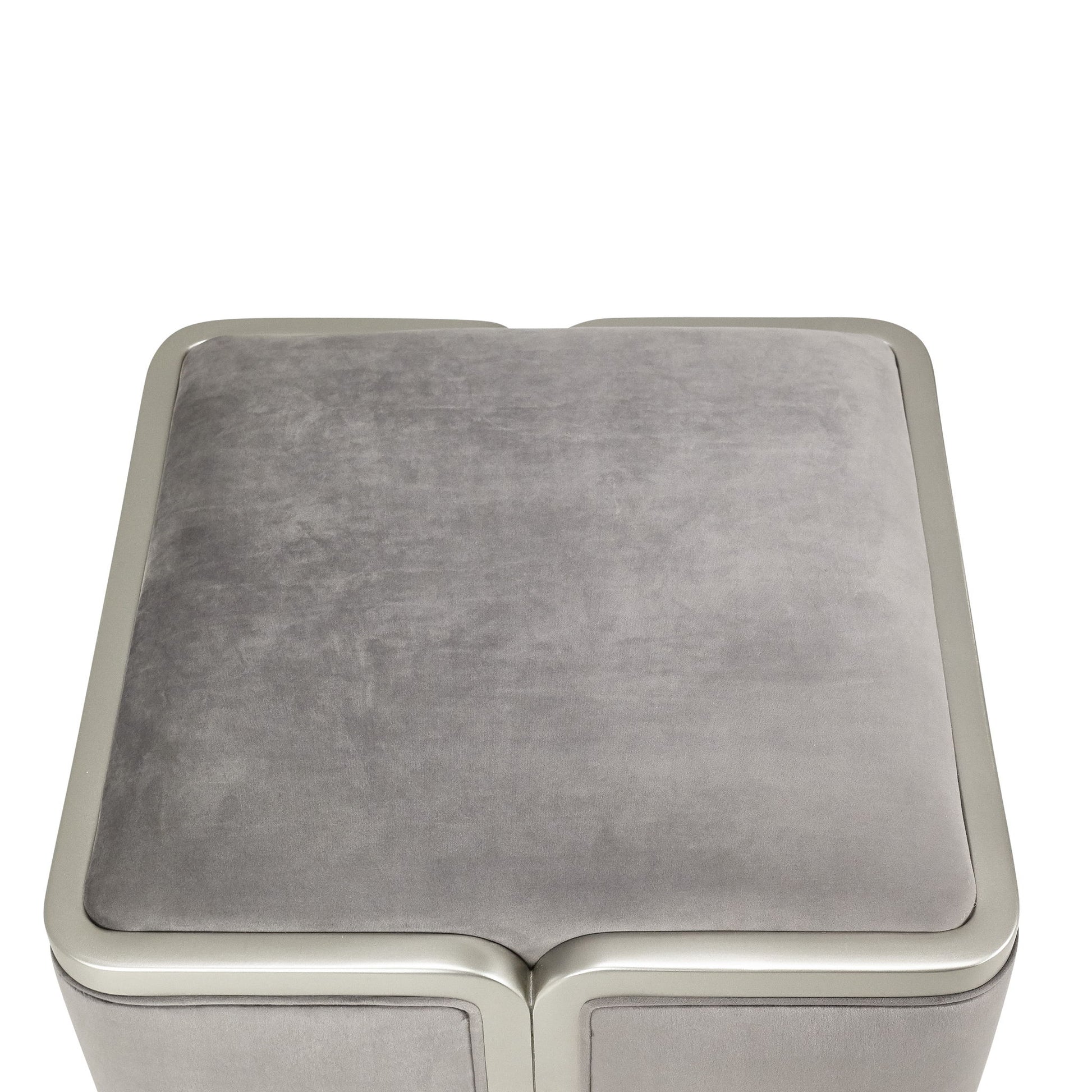 Linea - Ottoman - Gray Pearl / SilverMist - Best Buy Furniture