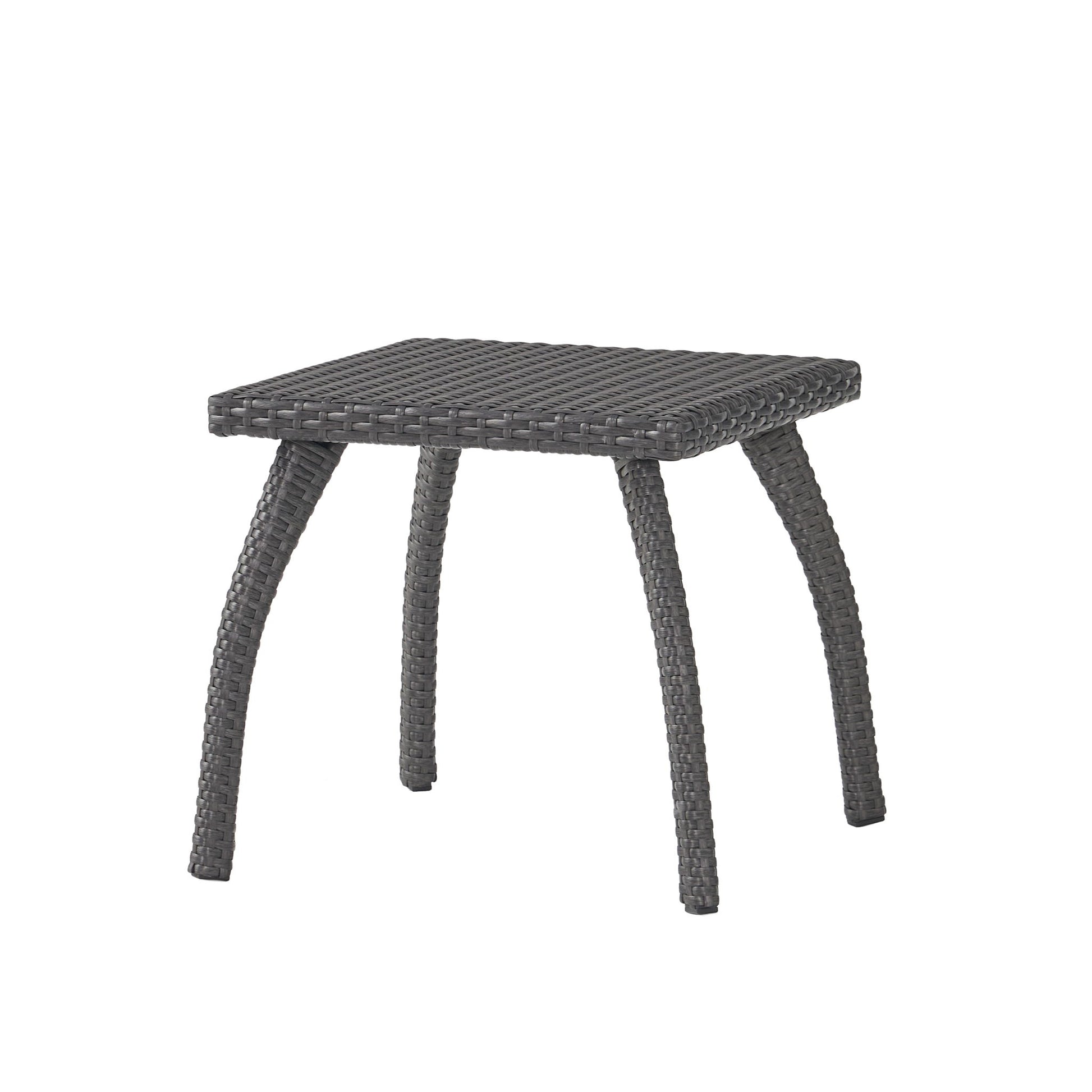 Honolulu - Modern Chat Set of 5 With Wicker - Gray / Silver - Best Buy Furniture