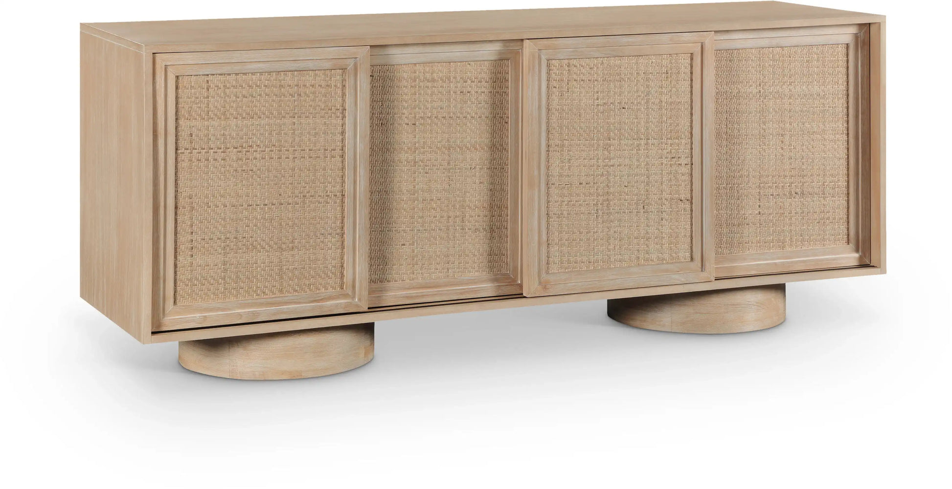 Windsor - Rubberwood Sideboard / Buffet - Natural - Best Buy Furniture